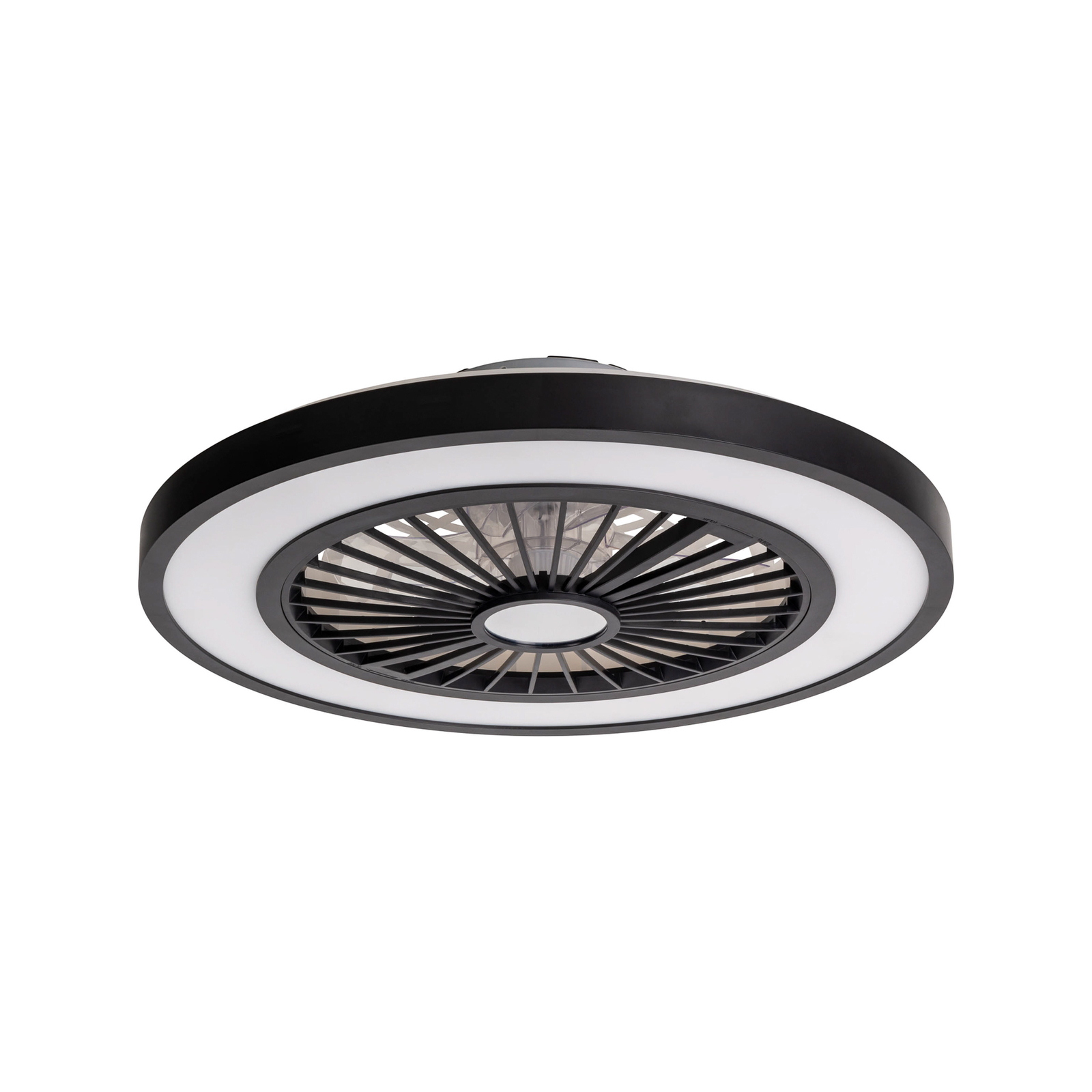 LED ceiling fan with light Arioso, quiet, Ø 54 cm, CCT