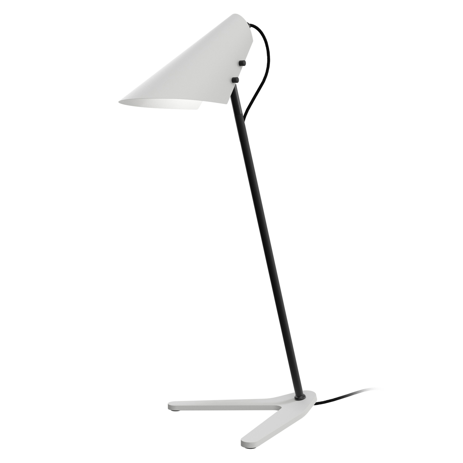 Lámpara de mesa Vincent, blanco