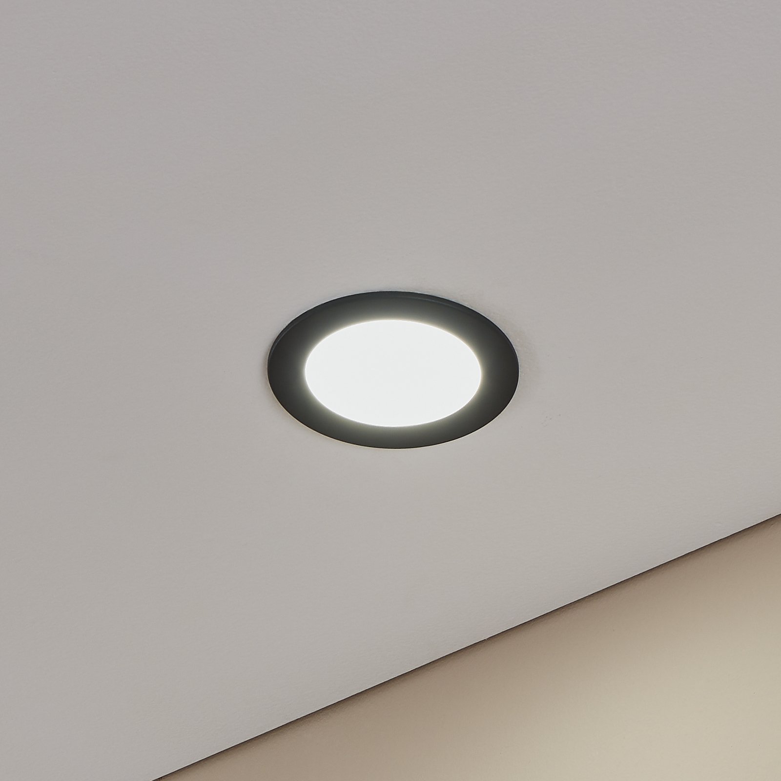 EGLO connect Fueva-Z Einbauleuchte 12cm, schwarz EGLO connect Fueva-Z Einbauleuchte 12cm, schwarz