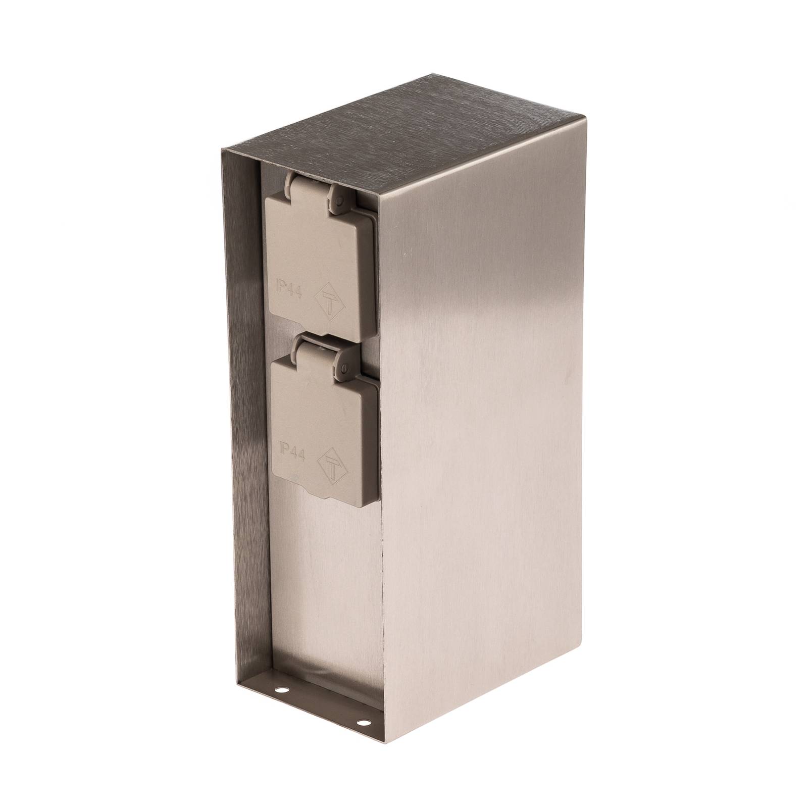 Smarte Steckdosensäule WLAN 23cm edelstahl Tuya