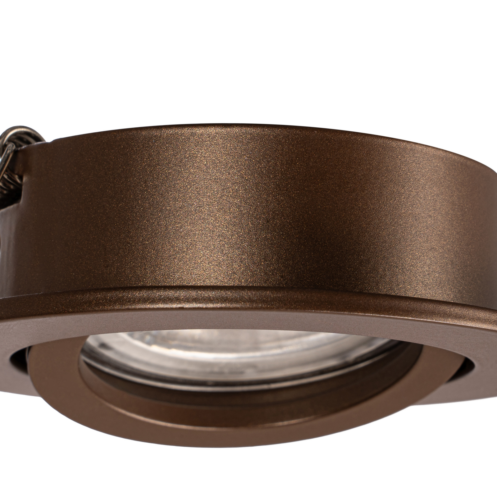 Arcchio Zyron downlight, coffee brown, Ø 8.2 cm Arcchio Zyron downlight, coffee brown, Ø 8.2 cm