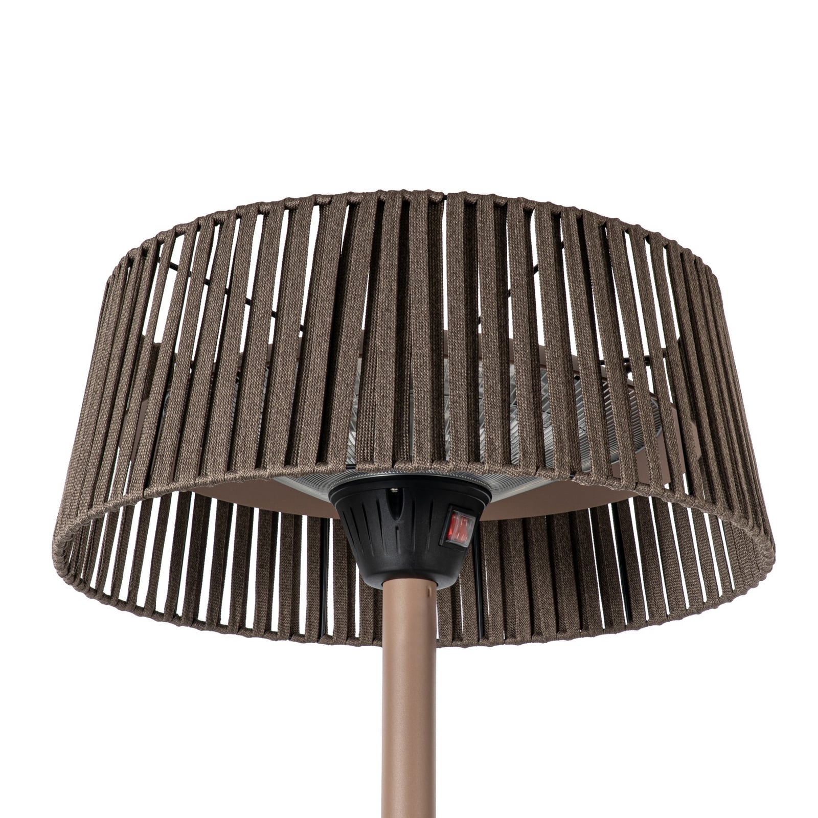 Radiateur rayonnant Pyravo, marron, 200 cm, aluminium, IP44 - Lucande Radiateur rayonnant Pyravo, marron, 200 cm, aluminium, IP44 - Lucande