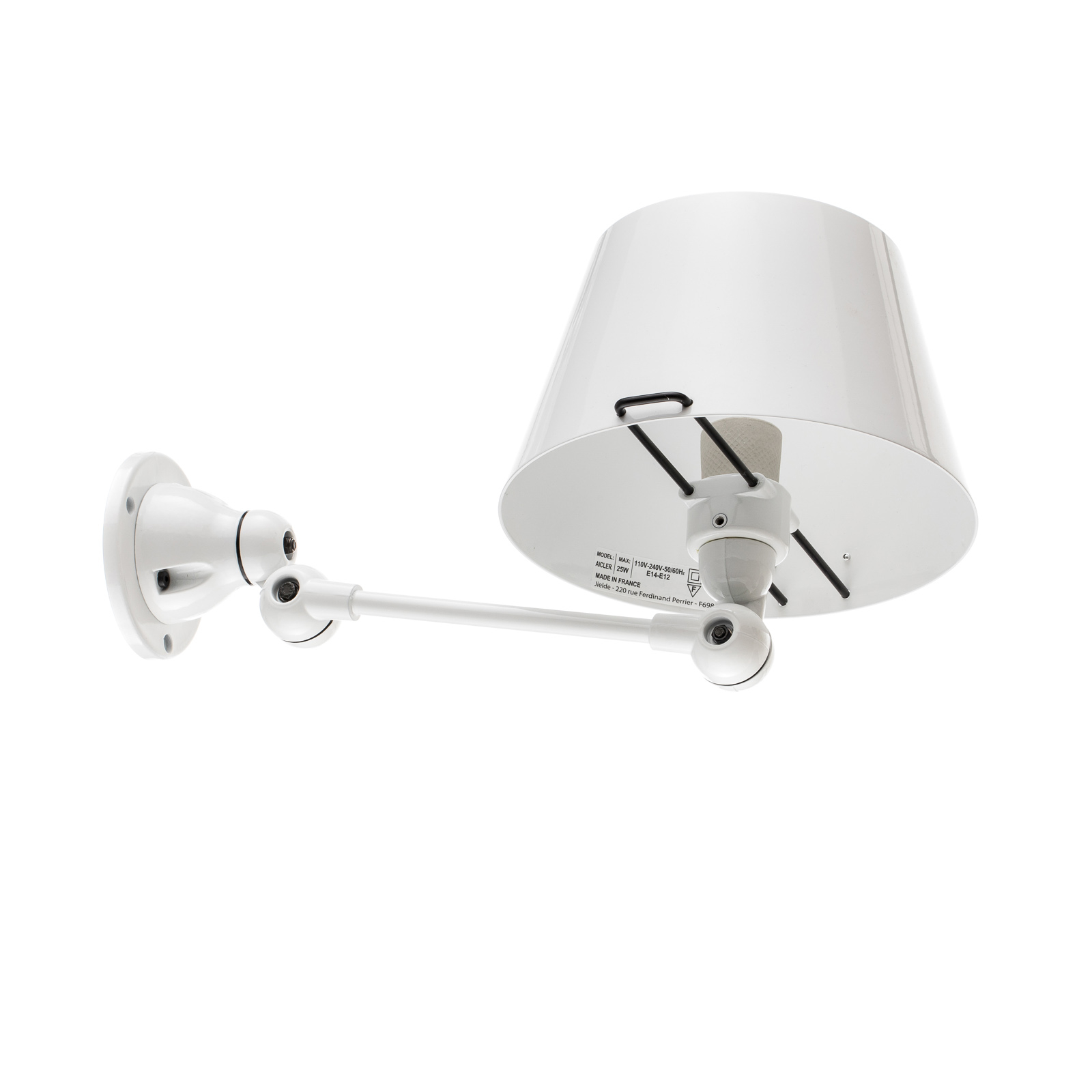 Jieldé Aicler AID701 articulated wall lamp, white