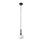 Hanglamp Mose, 1-lamp, hoogte 25 cm, brons