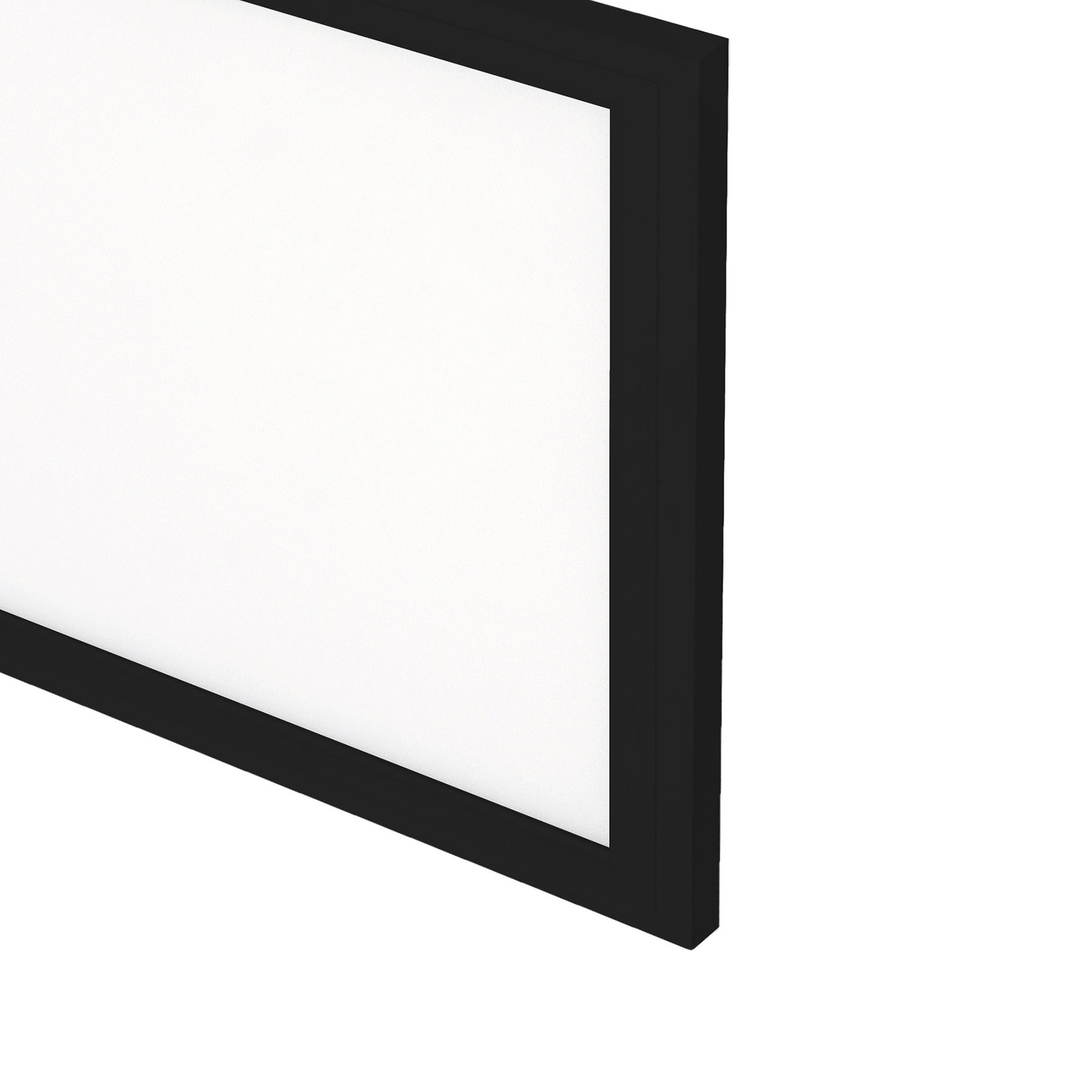 LED-Panel Simple, schwarz, ultraflach, 30x30cm