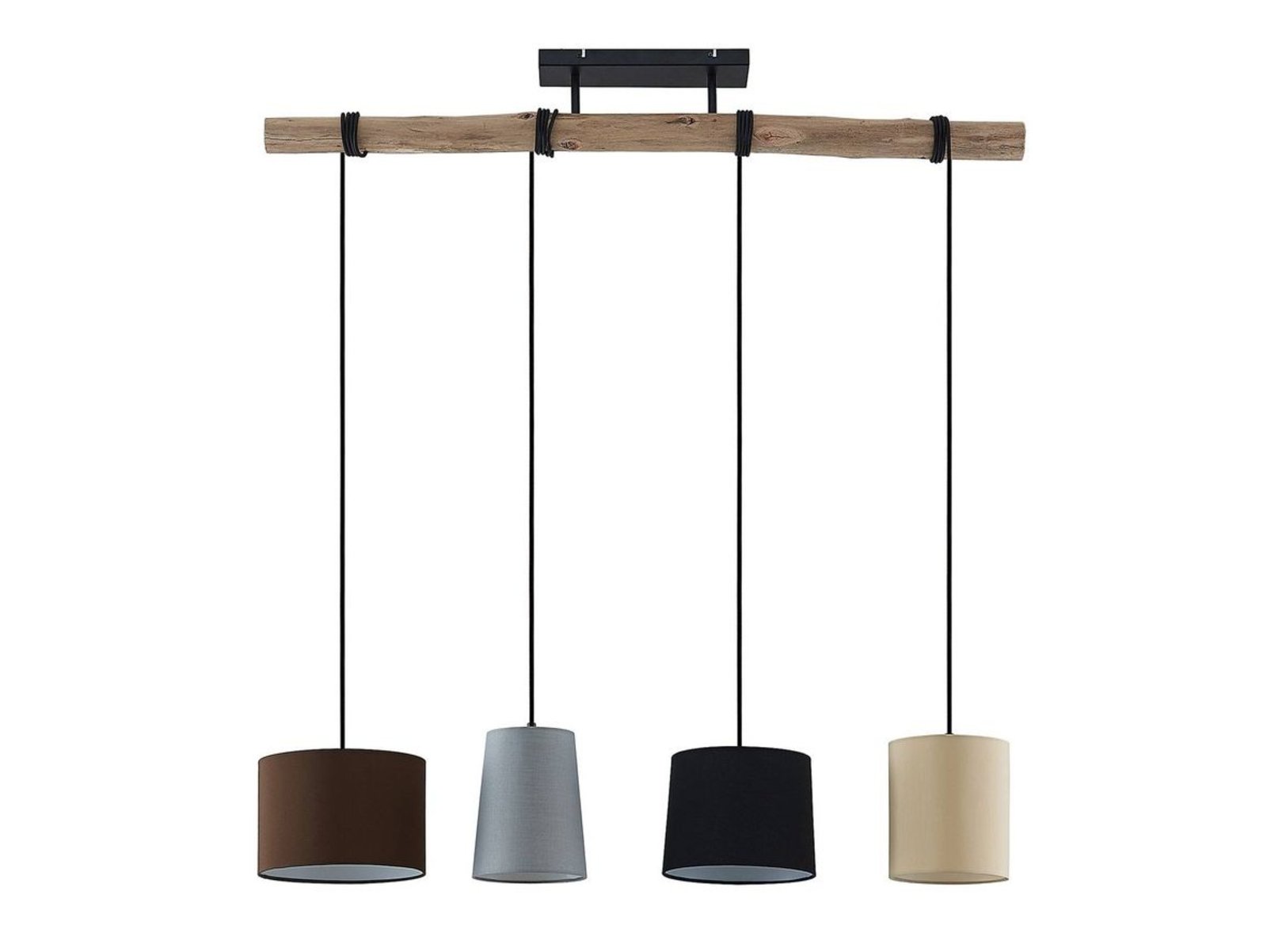 Amilia 4 Candeeiro Suspenso Black/Grey/Beige - Lindby