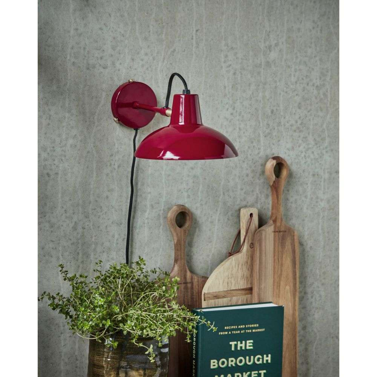 Alternativ bild 1 för House Doctor - Desk Vägglampa Röd