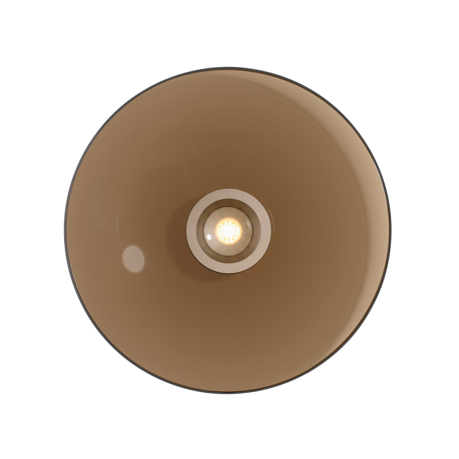 Moon LED-Deckenlampe bronce Ø50cm, Amberglas (dunkel) - PURE Moon LED-Deckenlampe bronce Ø50cm, Amberglas (dunkel) - PURE