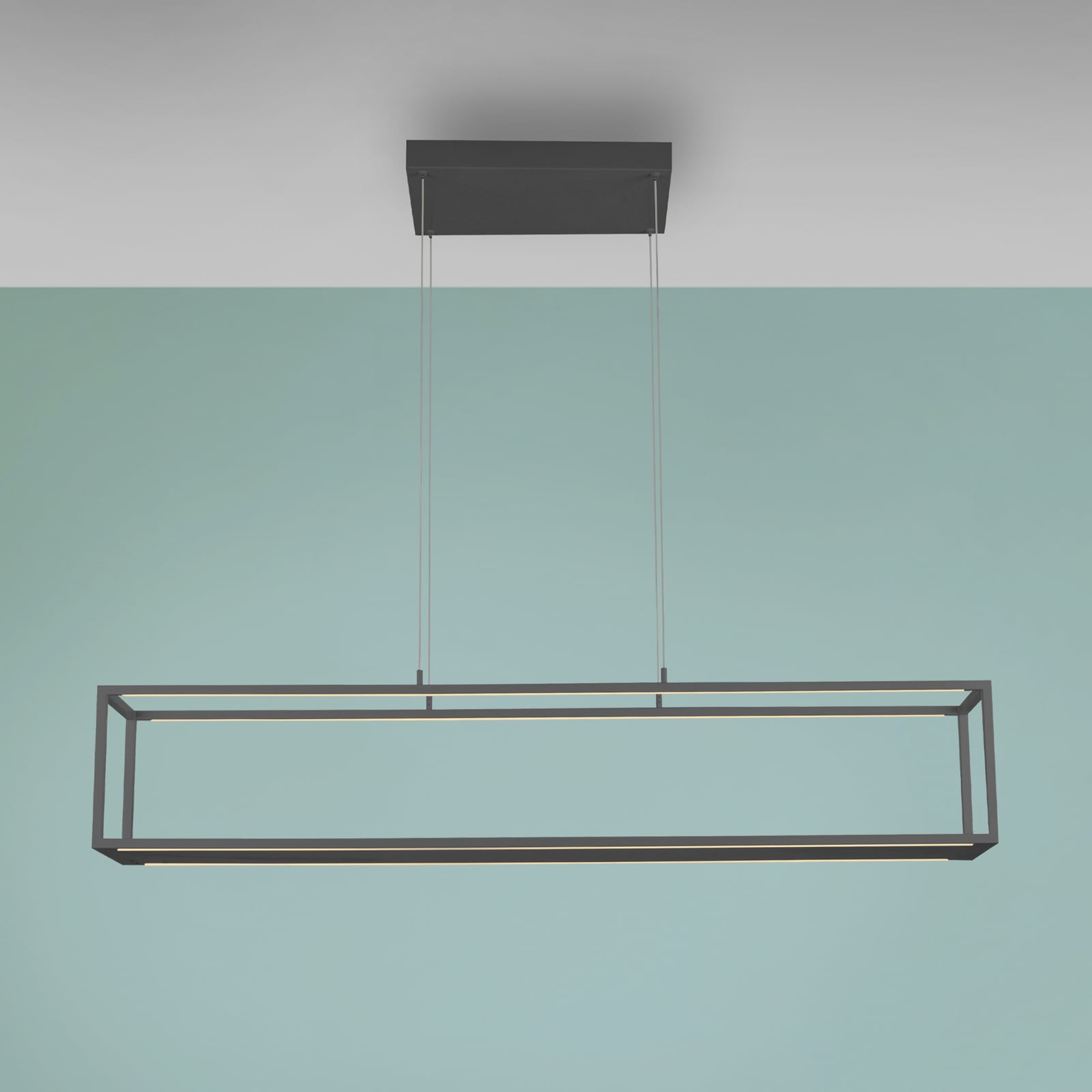 Conni LED lógó lámpa, fekete, 130 cm, CCT