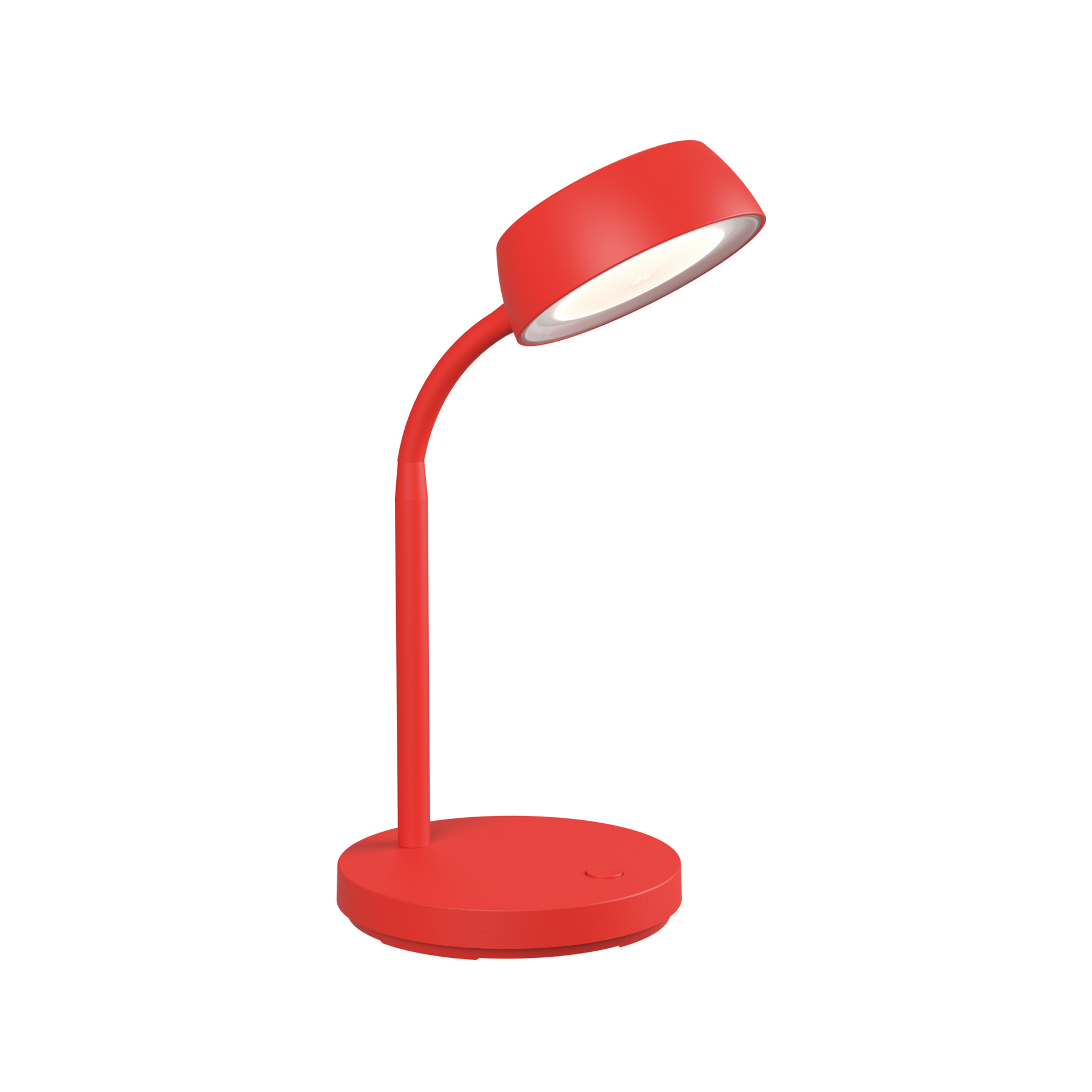Lampe de table LED MAULabby, rouge, plastique, hauteur 30 cm