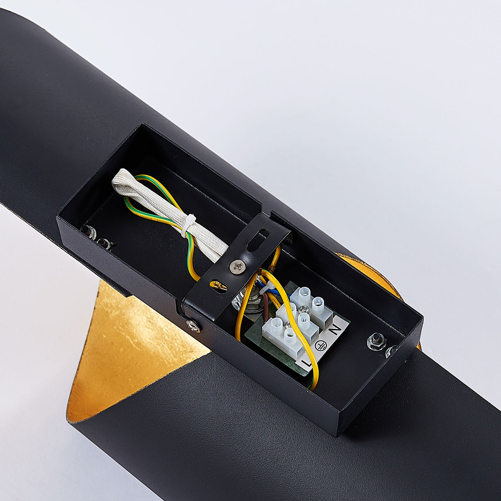 Vanni Wandleuchte Black/Gold - Lindby
