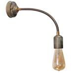 Allen wall light, antique brass, 1-bulb