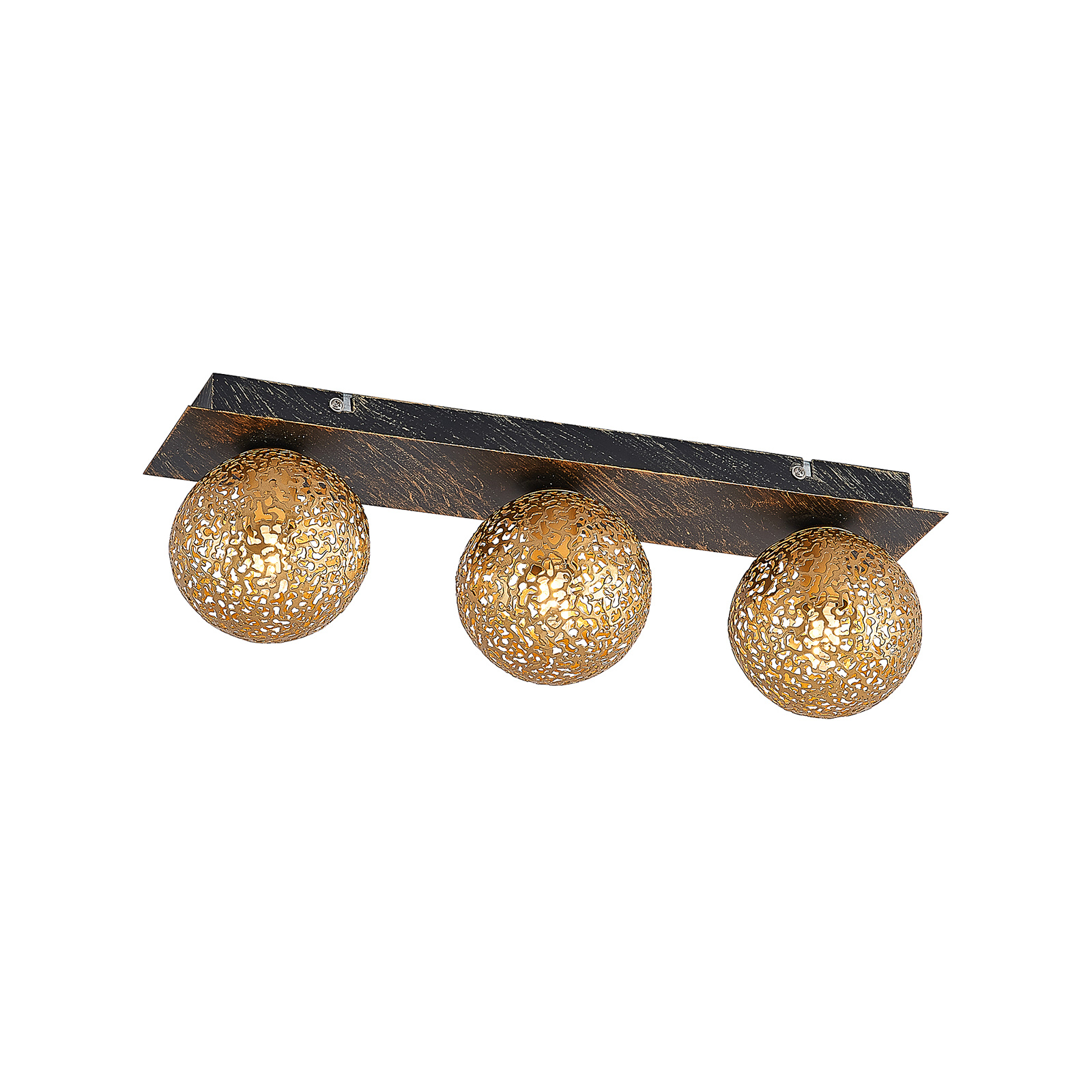 Lucande Evory lampa sufitowa, kątowa, 3-punktowa