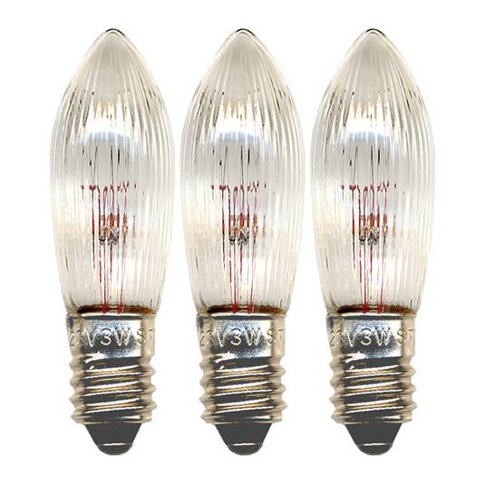 Ersatzlampen E10 - Sockel 19V - GELB 5 Stück *NEU
