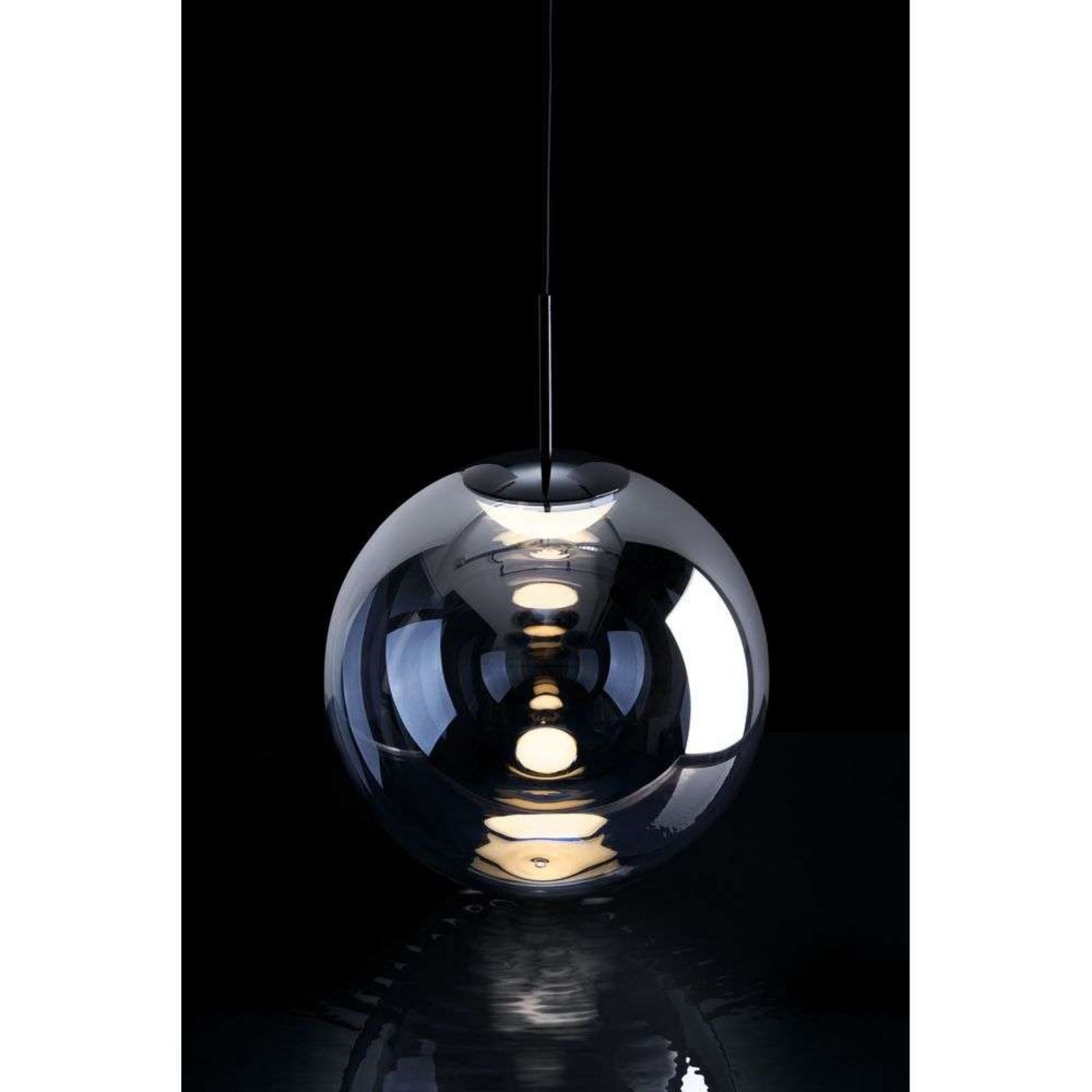 Globe Lustră Pendul Ø25 Silver - Tom Dixon