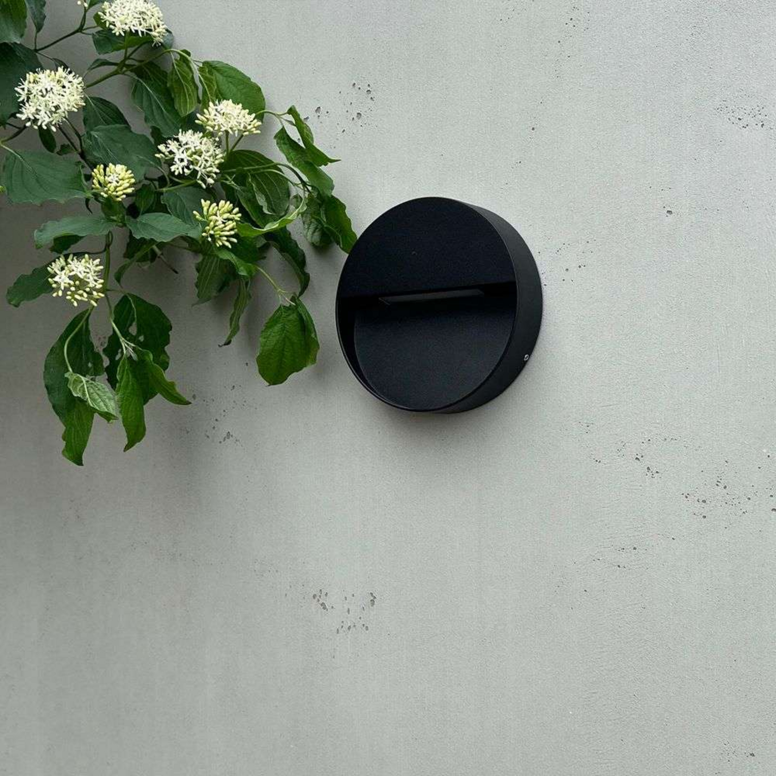 Pluto LED En el exterior Aplique de Pared Negro - DybergLarsen