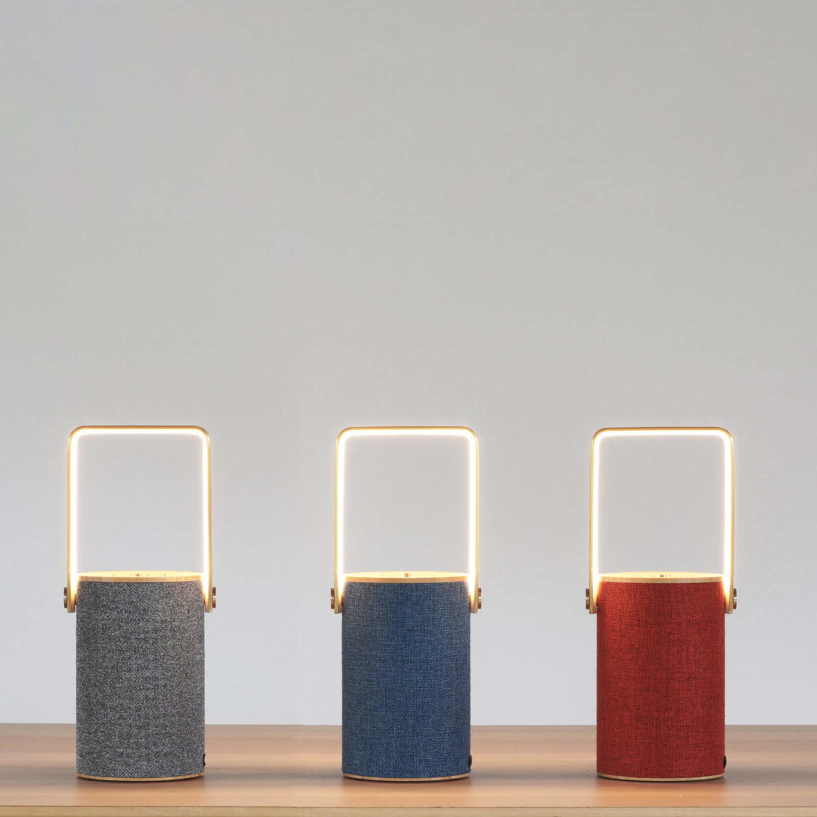 LOOM DESIGN Silo 1 LED-Dekoleuchte, BT-Speaker