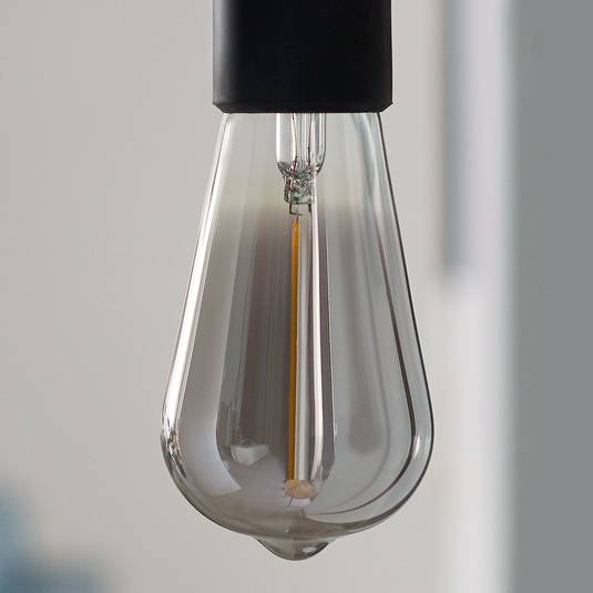 Philips Classic LED-Lampe smoky E27 ST64 2,3W