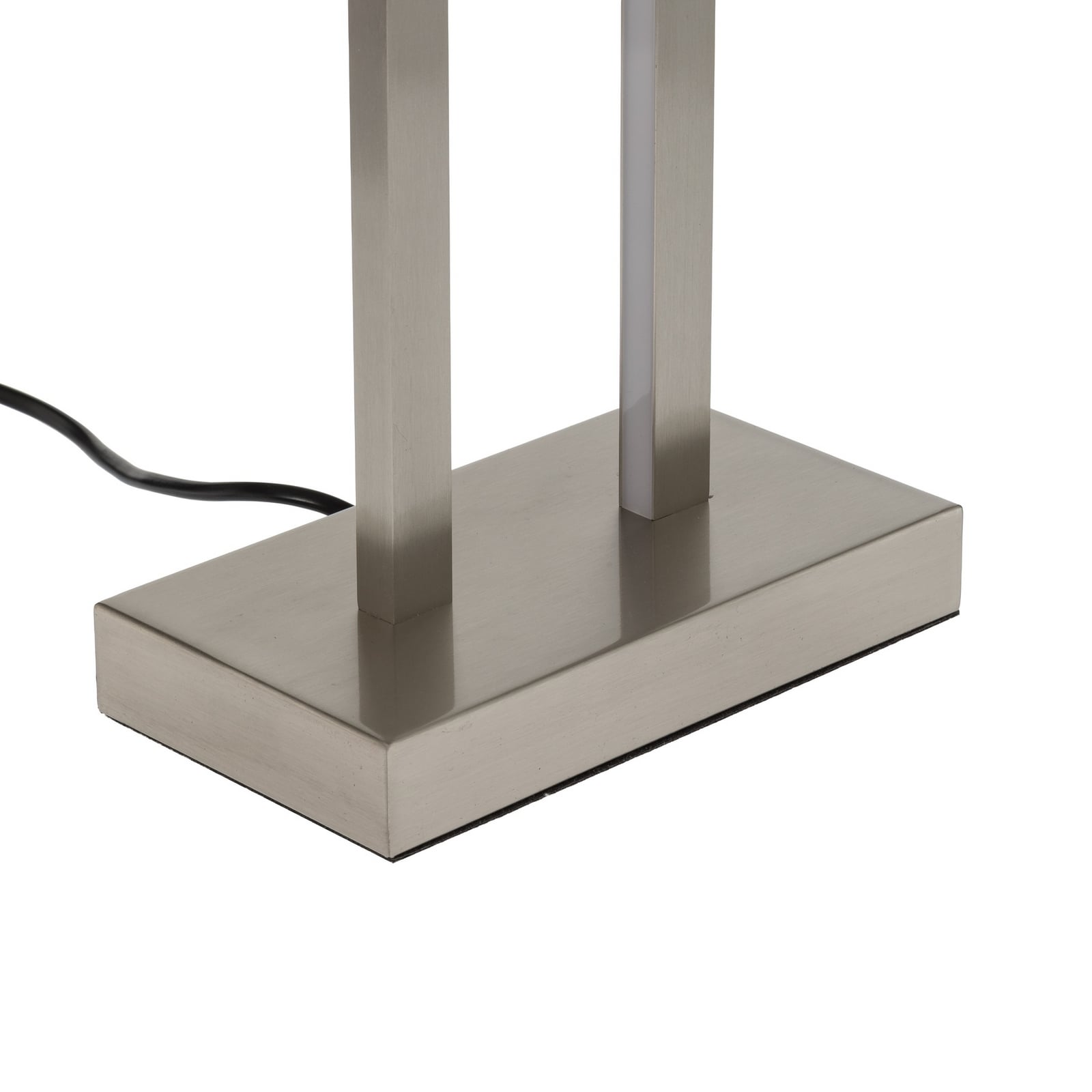 Lampa stołowa Lindby Sigurd, biały, tkanina, wysokość 54cm, E27