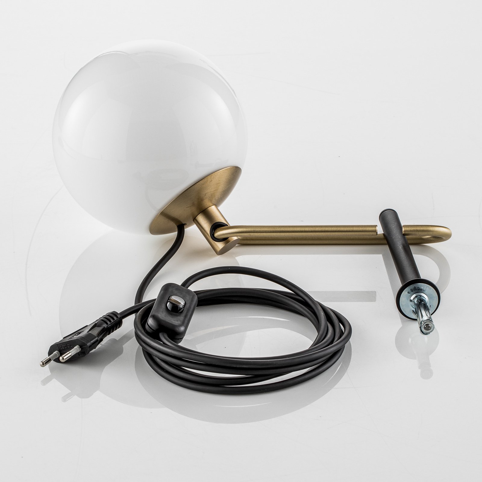 Wandlampe nh Wall weiß Glas Stecker E14 - Artemide