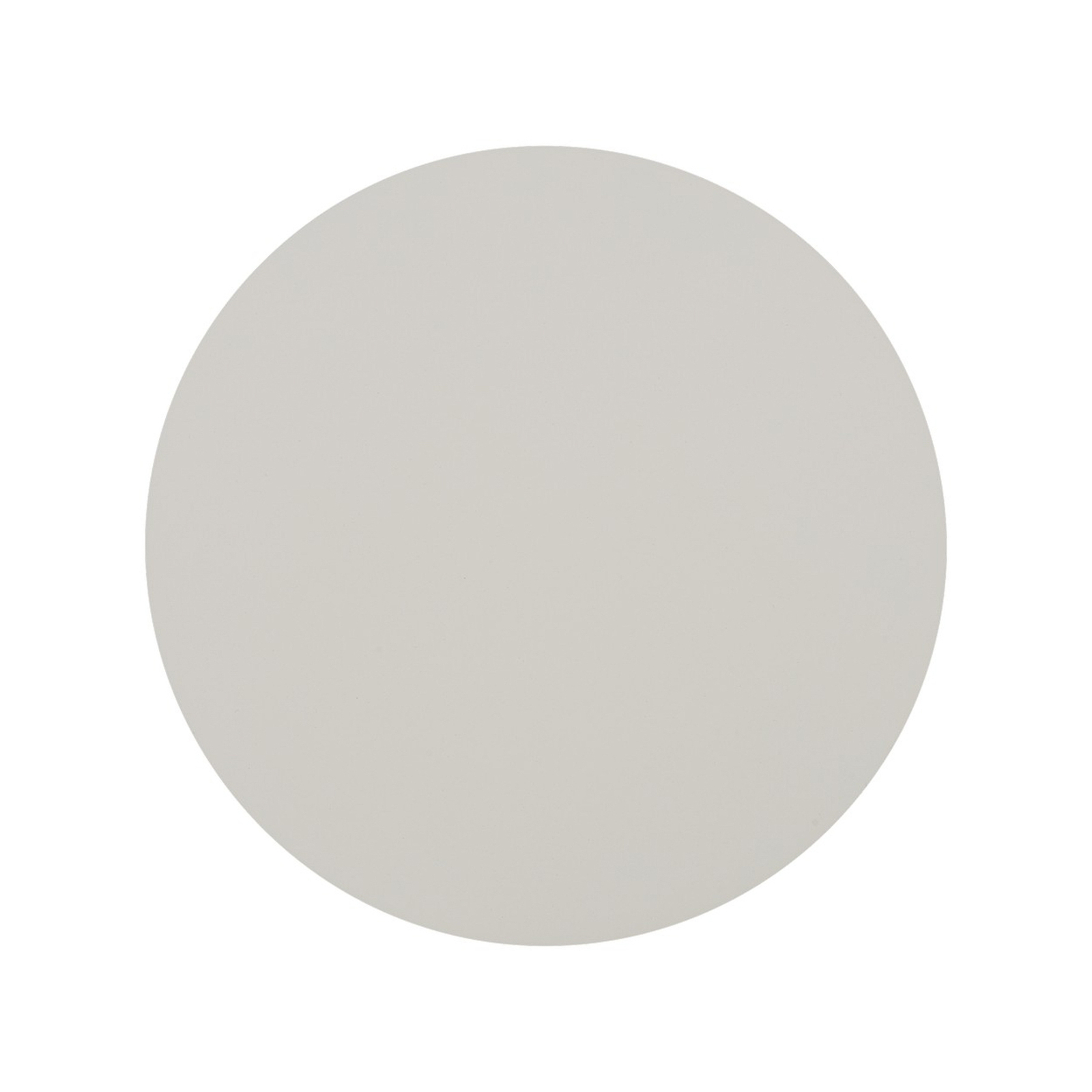 Aplique de pared Luna, beige, luz indirecta, Ø 30 cm, acero