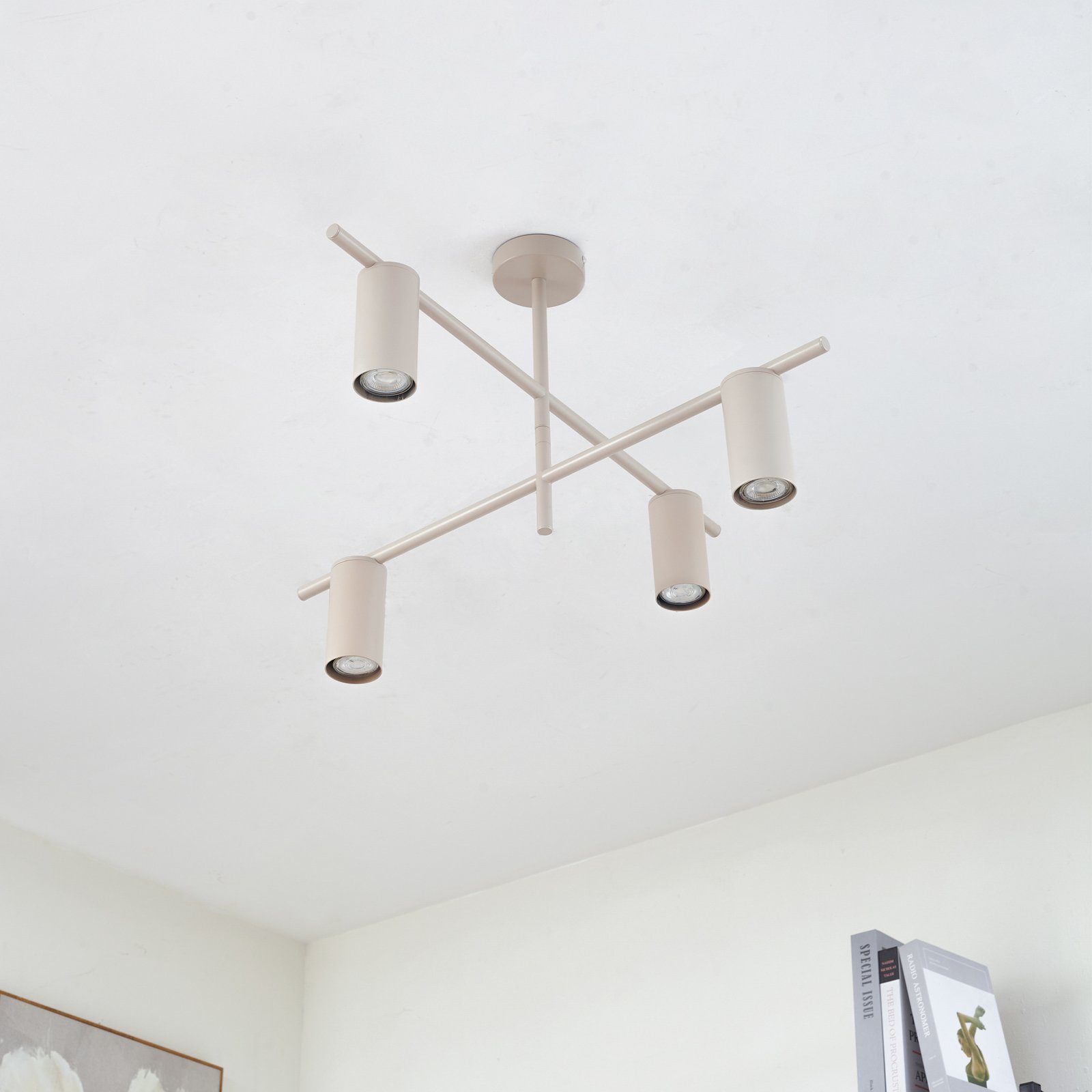 Marilou Ceiling Lamp Beige - Lindby