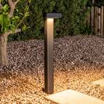 Base luminosa Balic LED, preto, alumínio, altura 58 cm