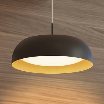 Arcchio Karuna suspension LED, noire-dorée