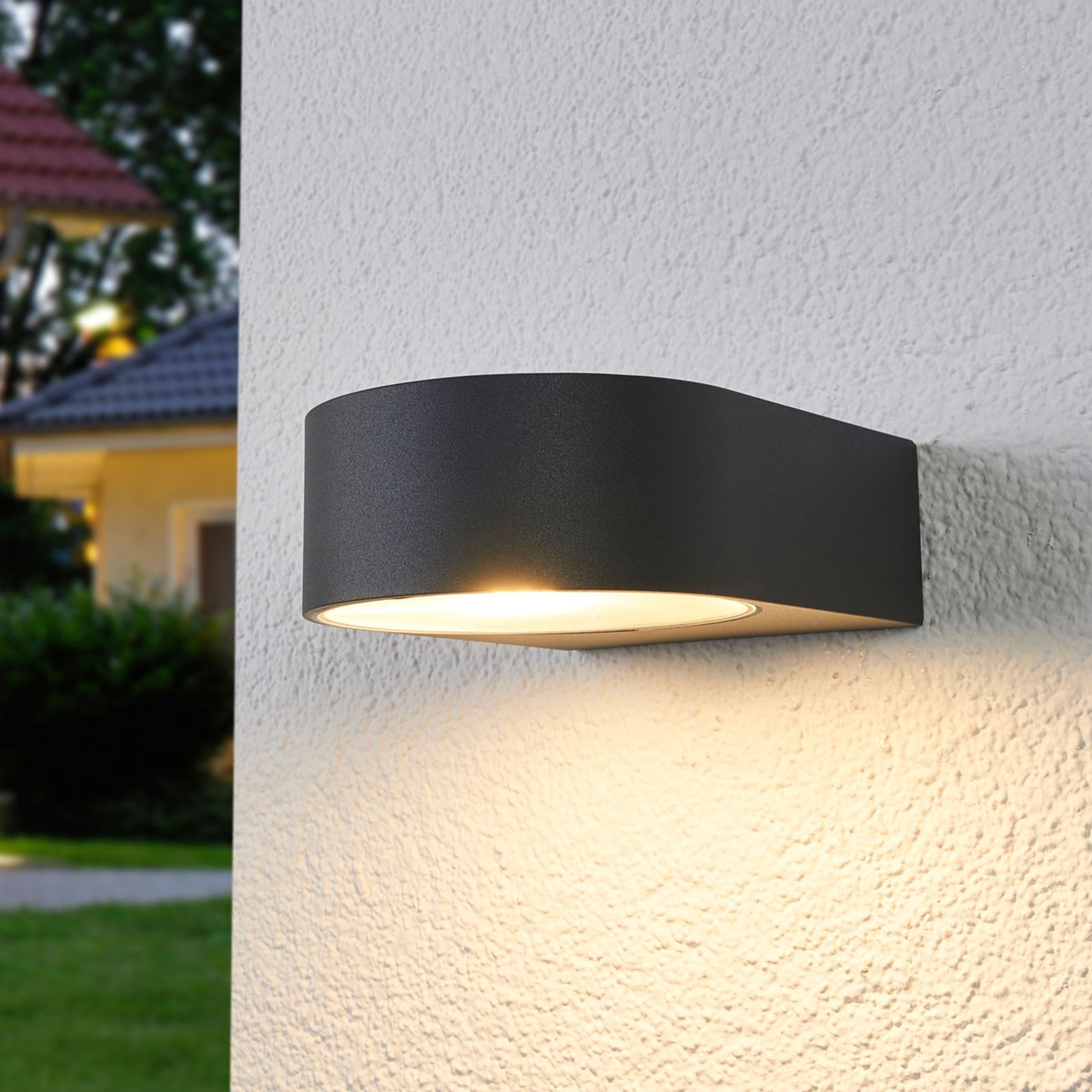 BEGA 33224K3 utevegglampe, grafitt 3000K, 1 side