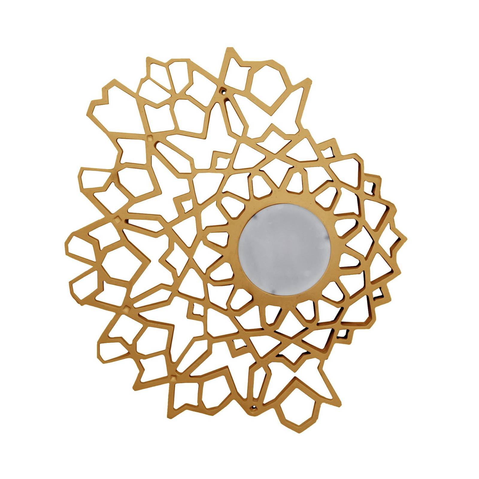 Karman LED-Wandleuchte Notredame, gold, 3.000 K, 63 x 56 cm