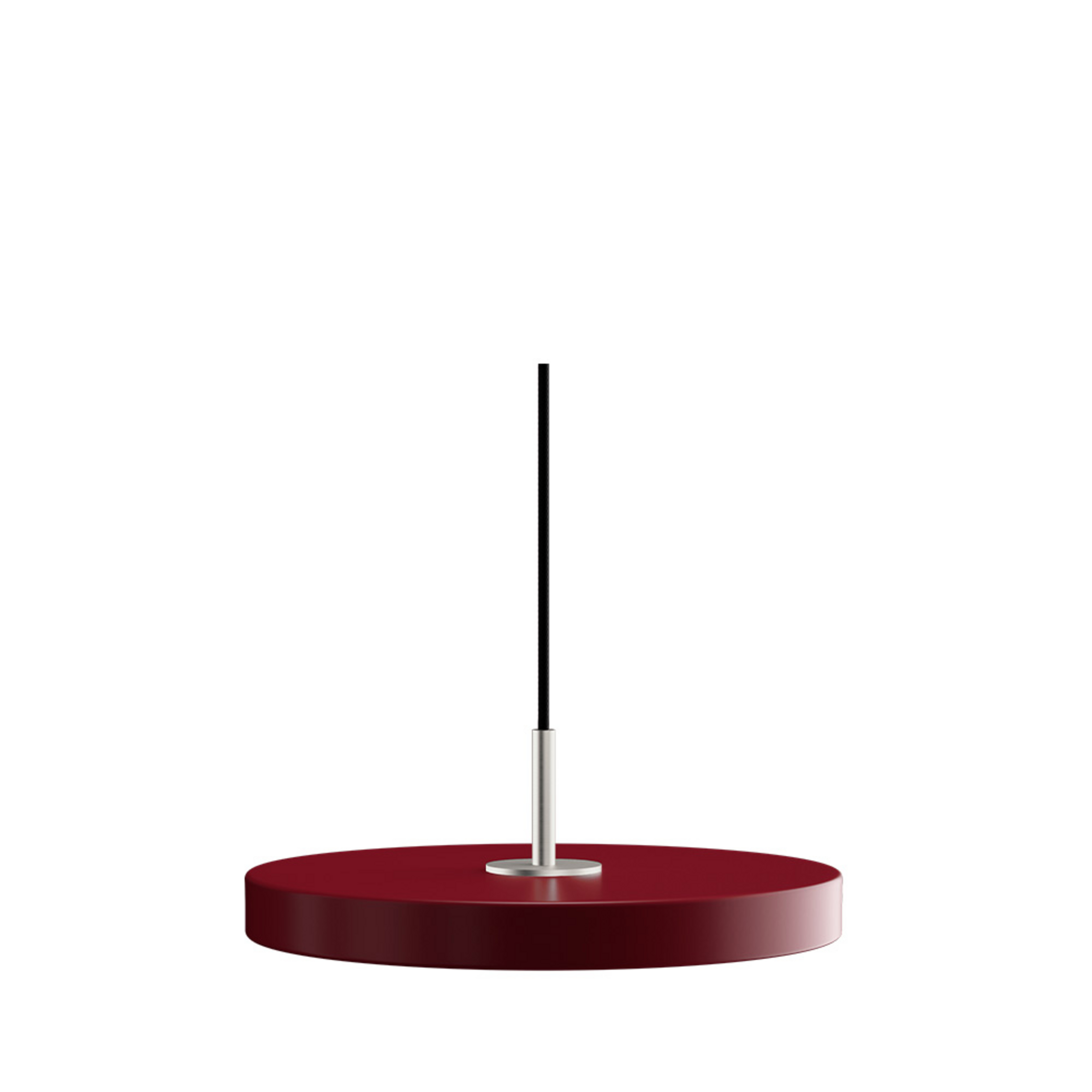 Asteria Plus Pendel Mini Ruby Red/Steel Top - UMAGE