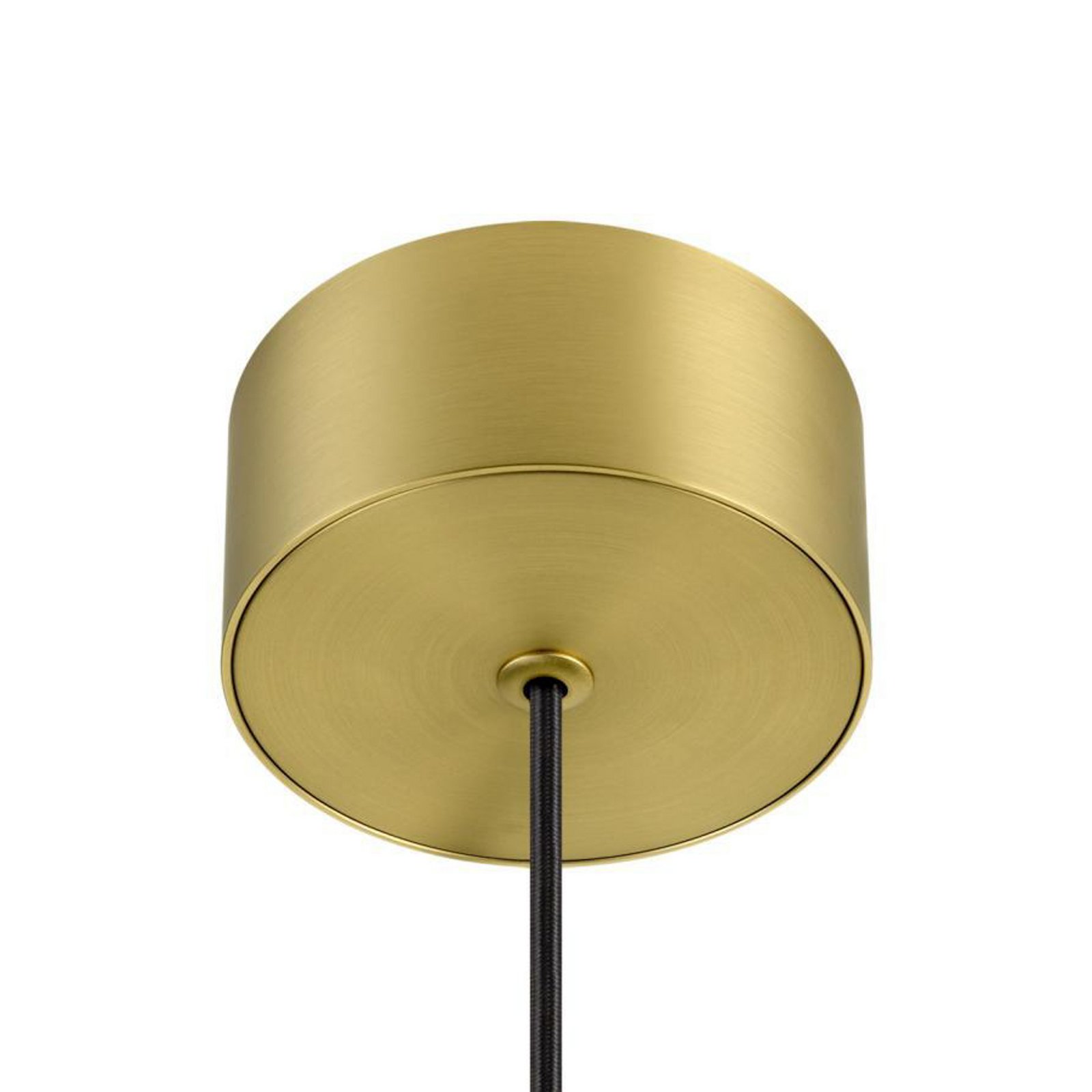 SLV Lampa wisząca LED Quimera, kolor mosiężny, Ø 8 cm, CCT