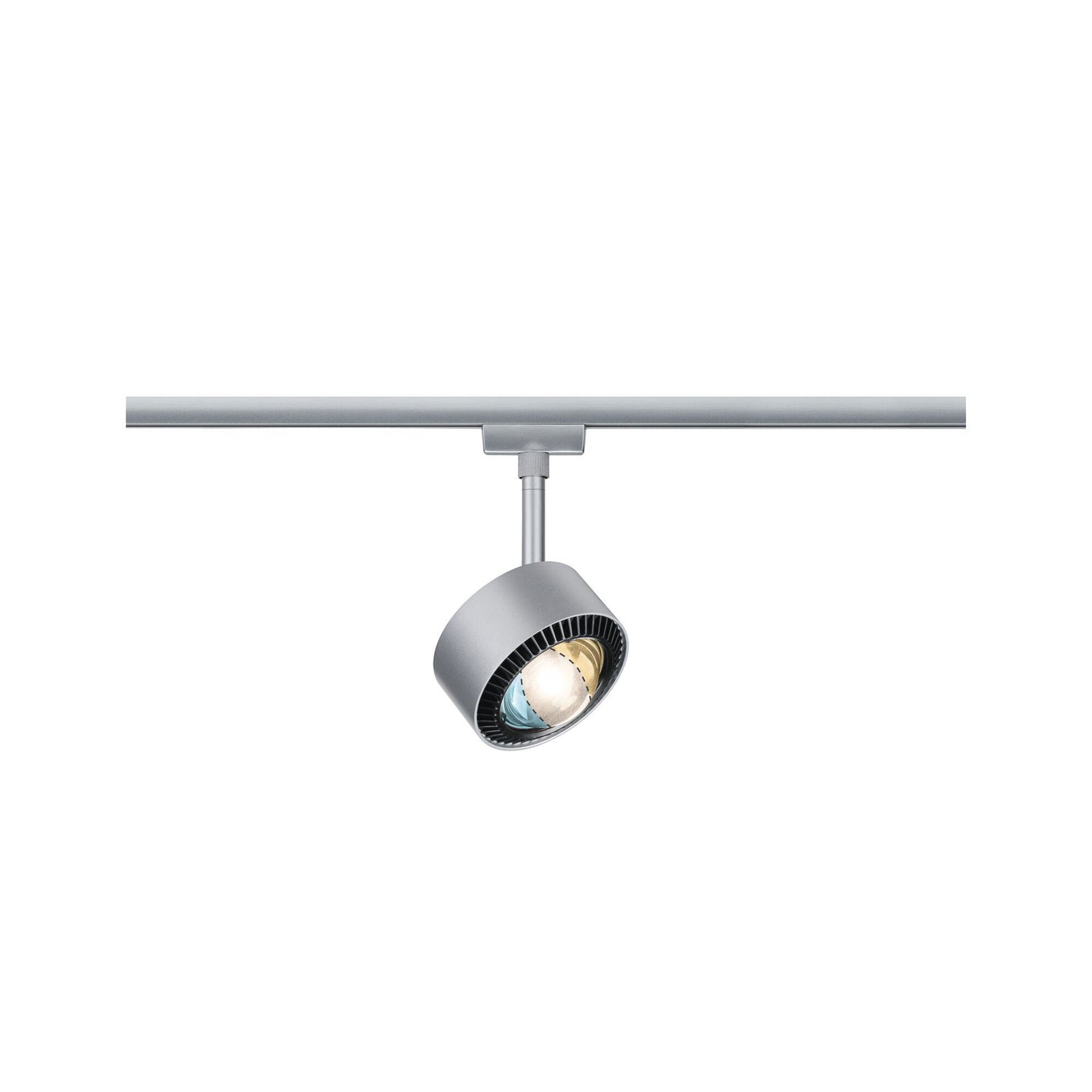 Paulmann URail Aldan LED-Spot, chrom matt, Metall, CCT