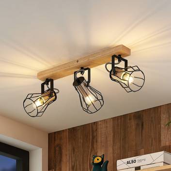 Lindby Courtney plafondspot, kooien 3-lamps