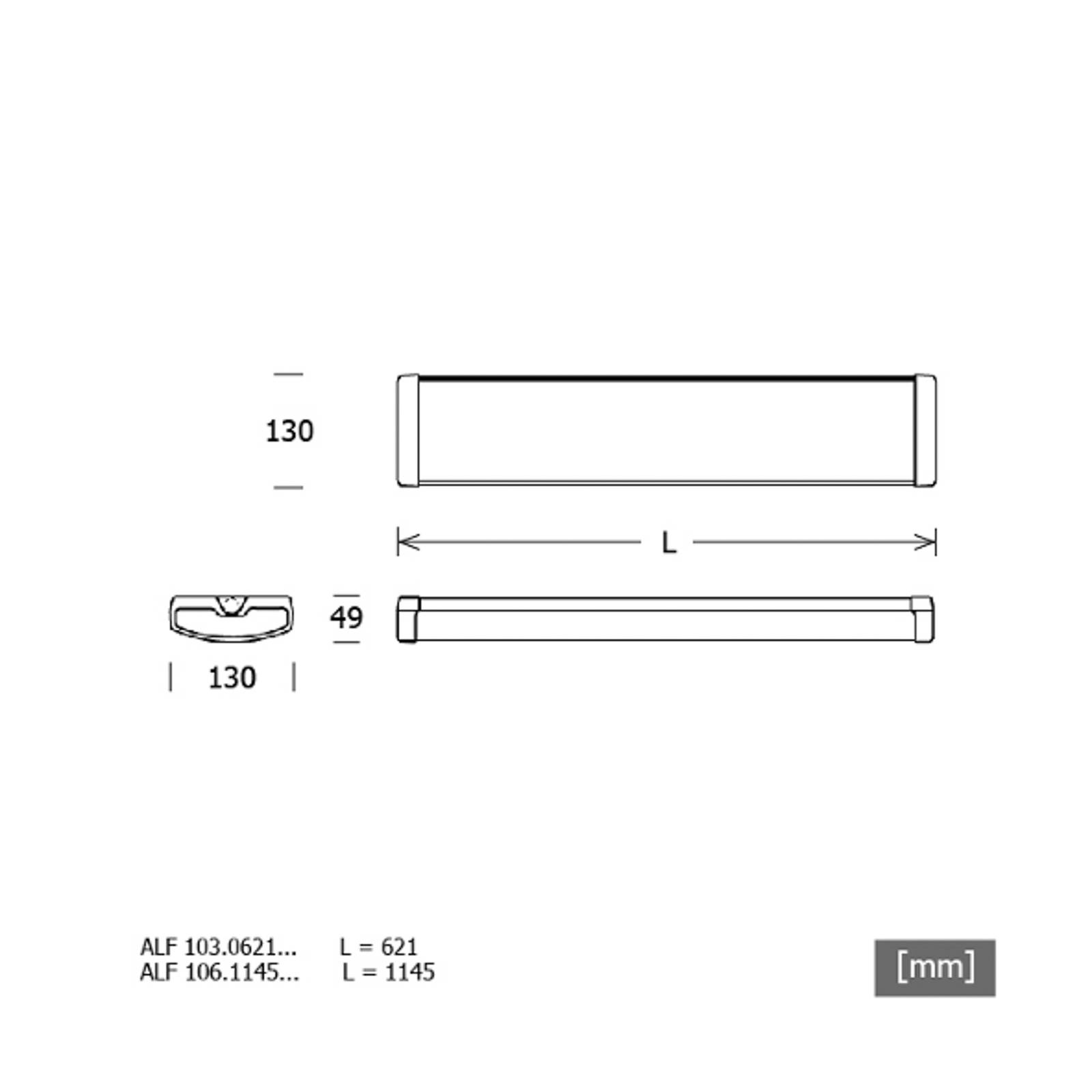 Fagerhult AllFive longueur 114,5 cm 38 / 28 W 4.000 K IP44