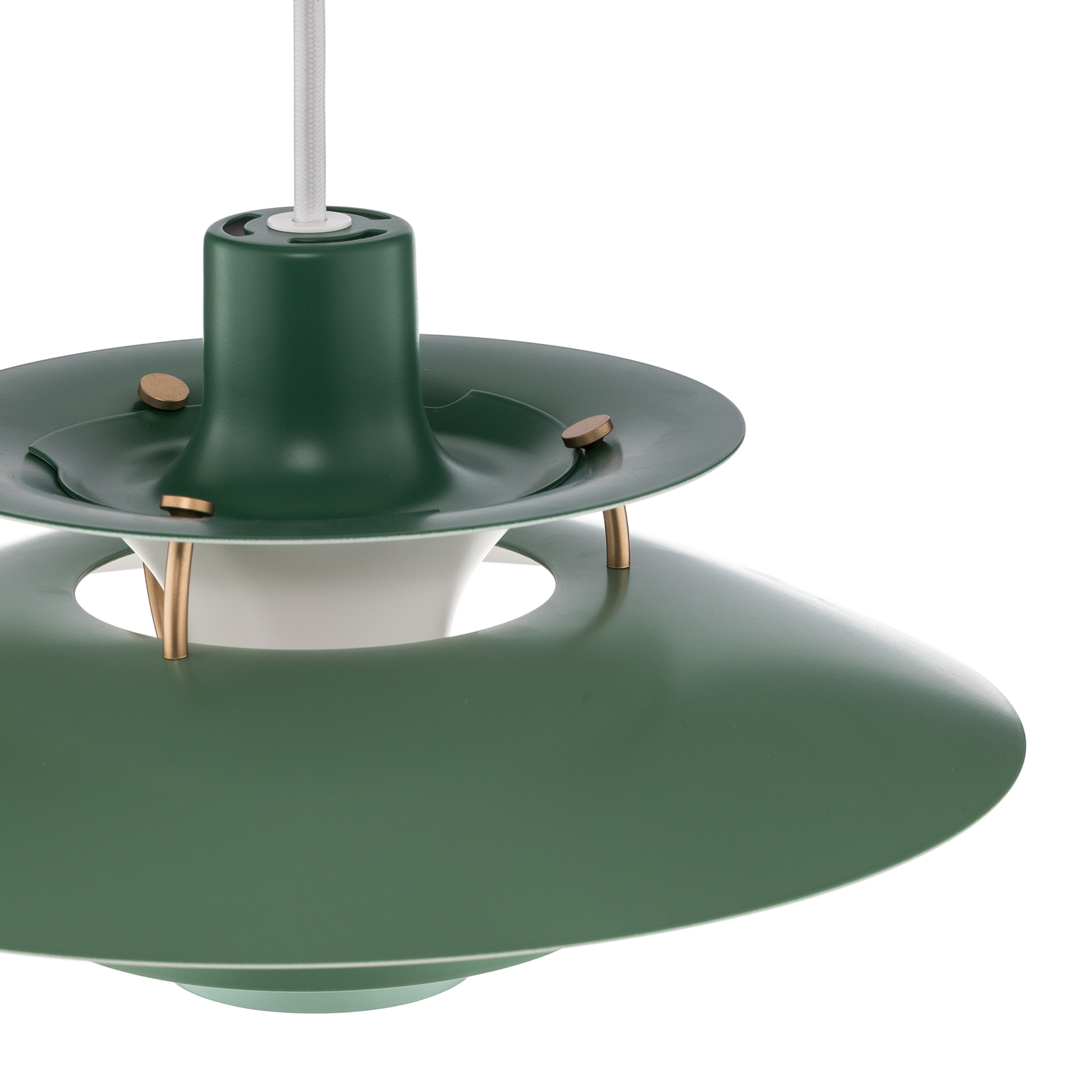 Louis Poulsen PH 5 Mini – závesná lampa, zelená