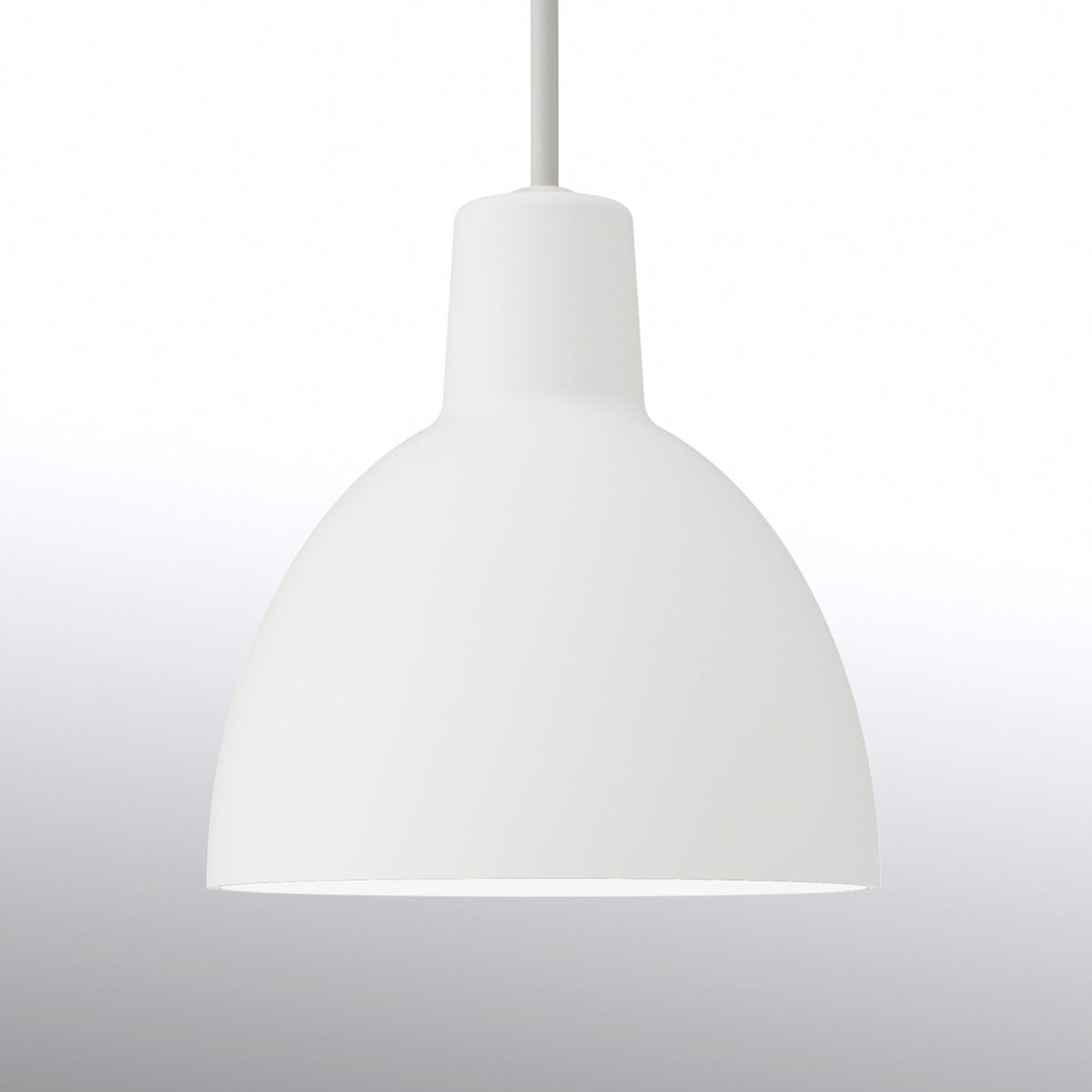 Minimalistische hanglamp Toldbod 120, wit