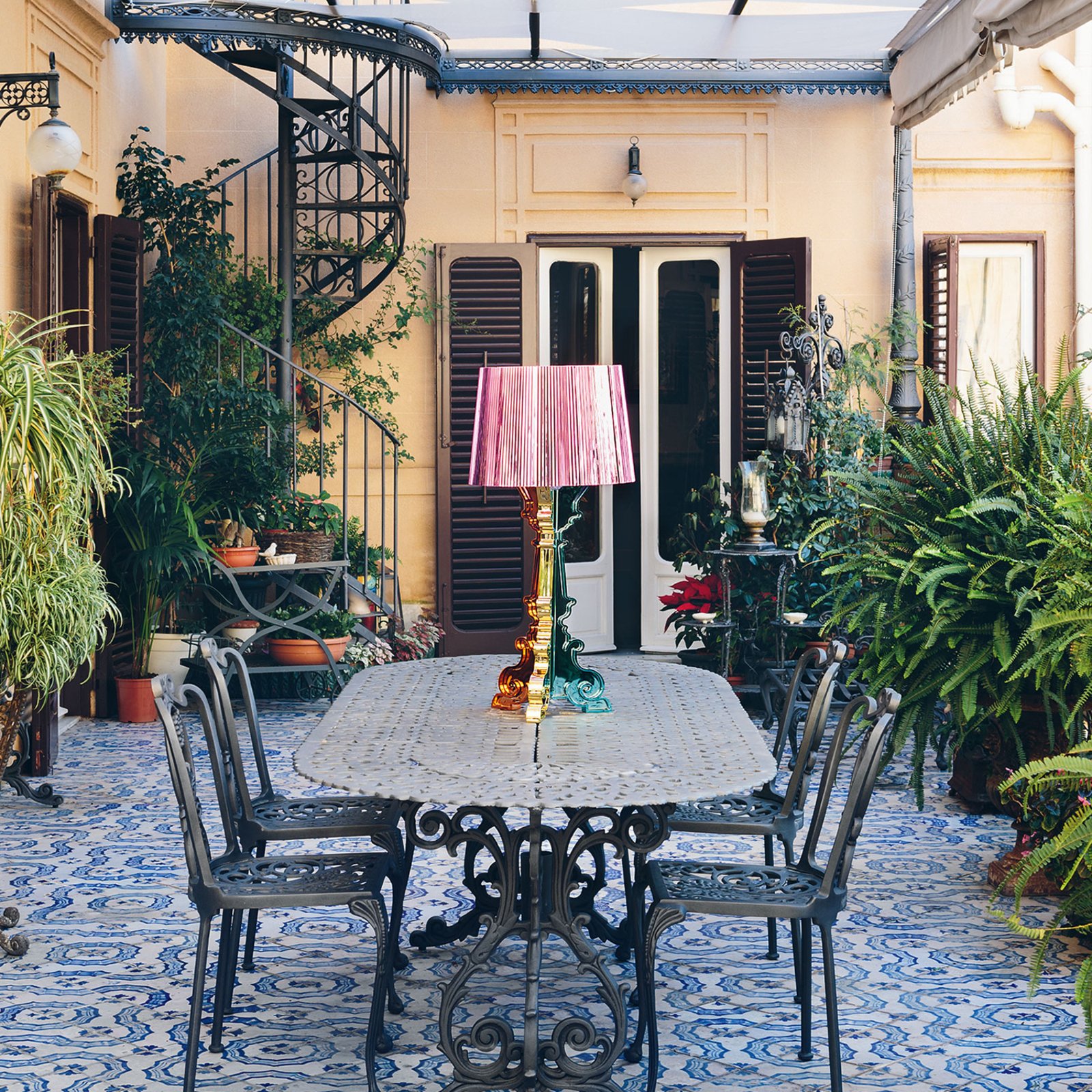Bourgie Tischleuchte Multicolored Fuchsie - Kartell