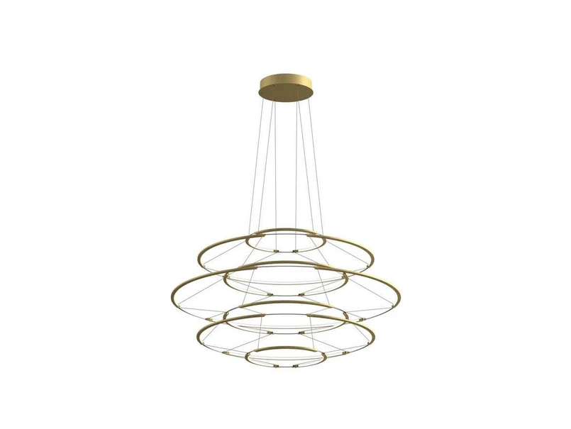 Nemo - Drop 7 Suspension Satin Gold  Lighting