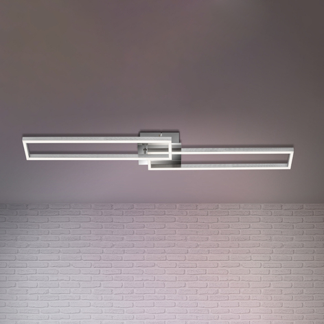 3145-018 LED-loftlampe med fjernbetjening, krom