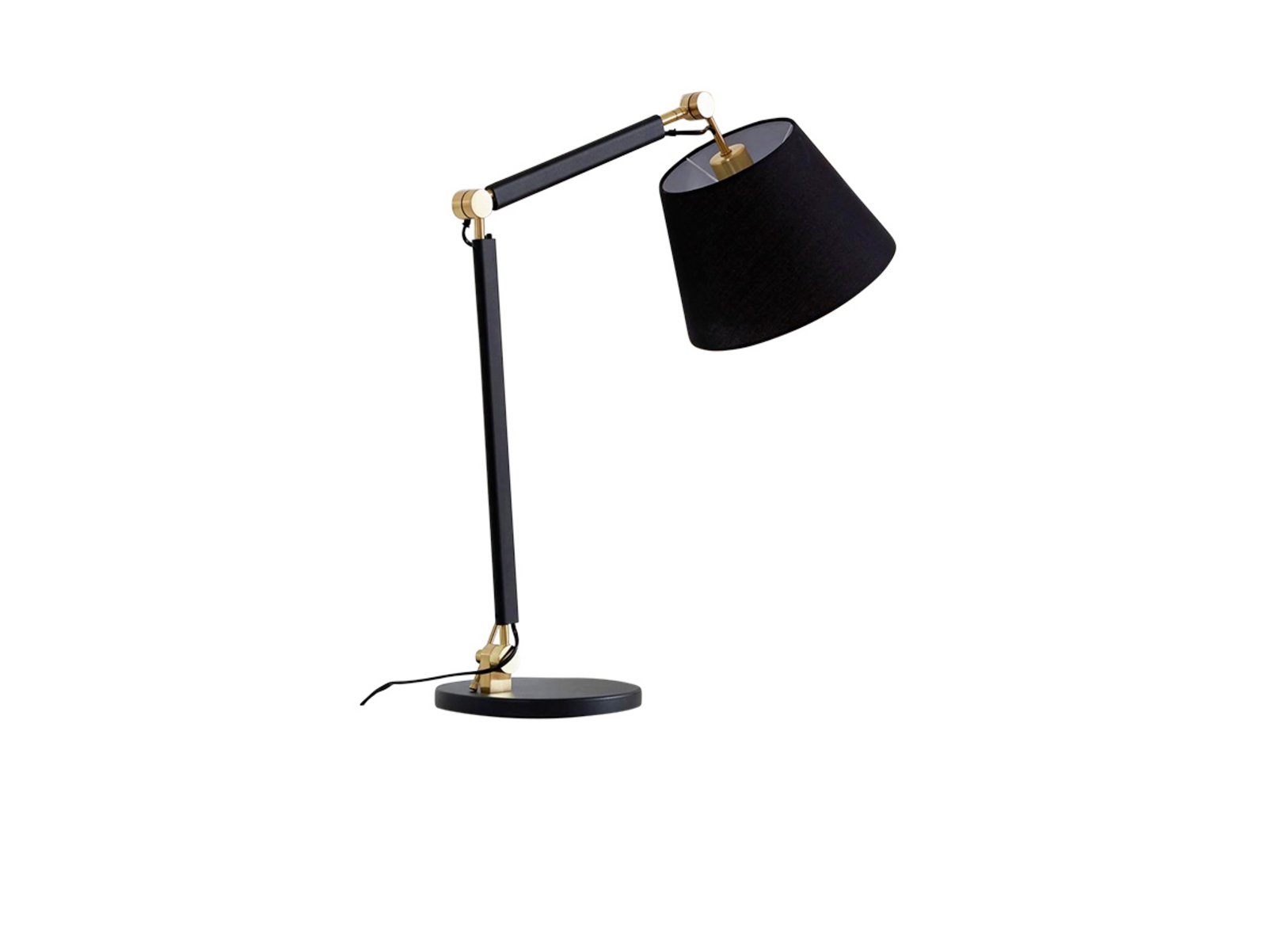 Marvaine Candeeiro de Mesa Black/Gold - Lucande