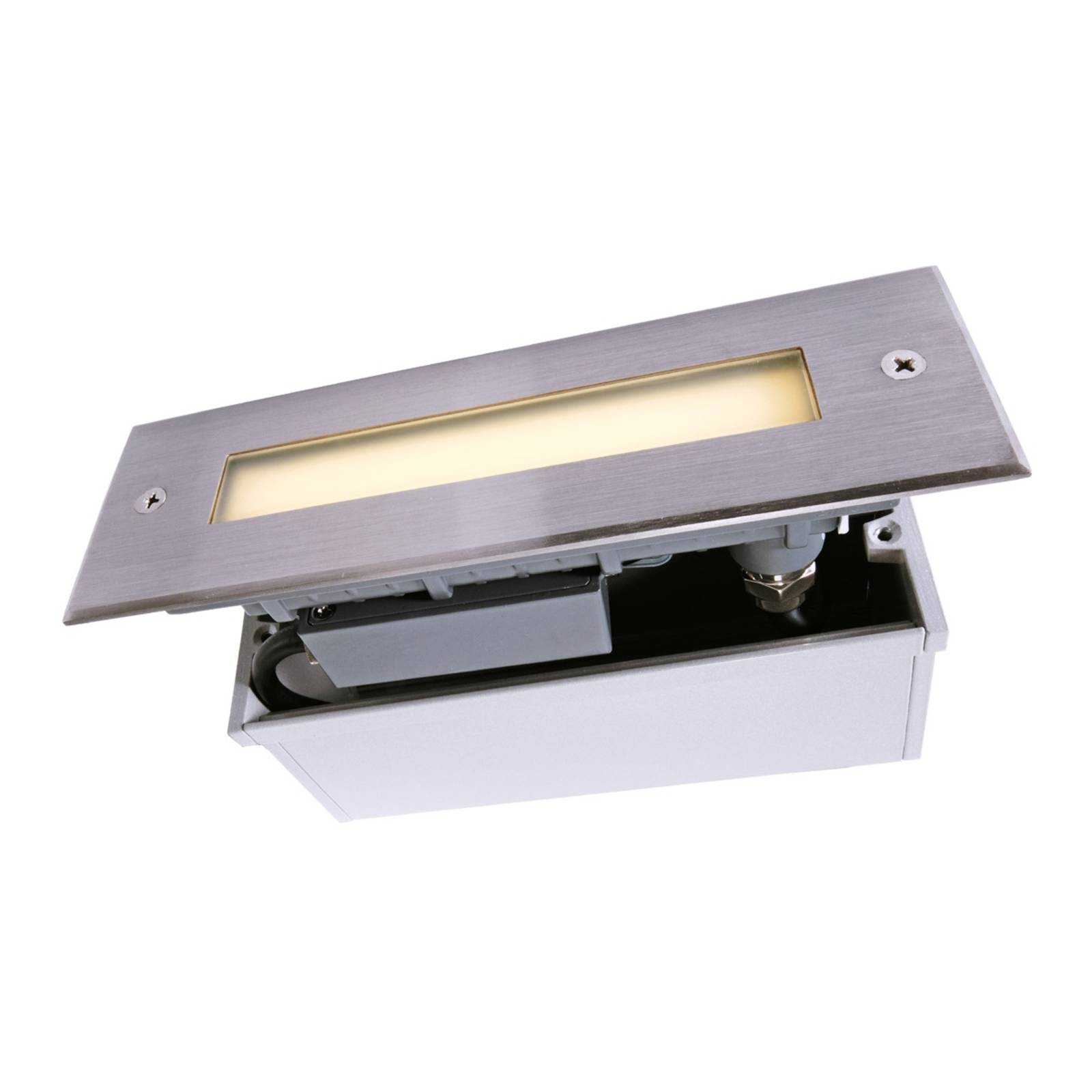 LED recessed floor light Line, 18.3 cm long Lights.co.uk