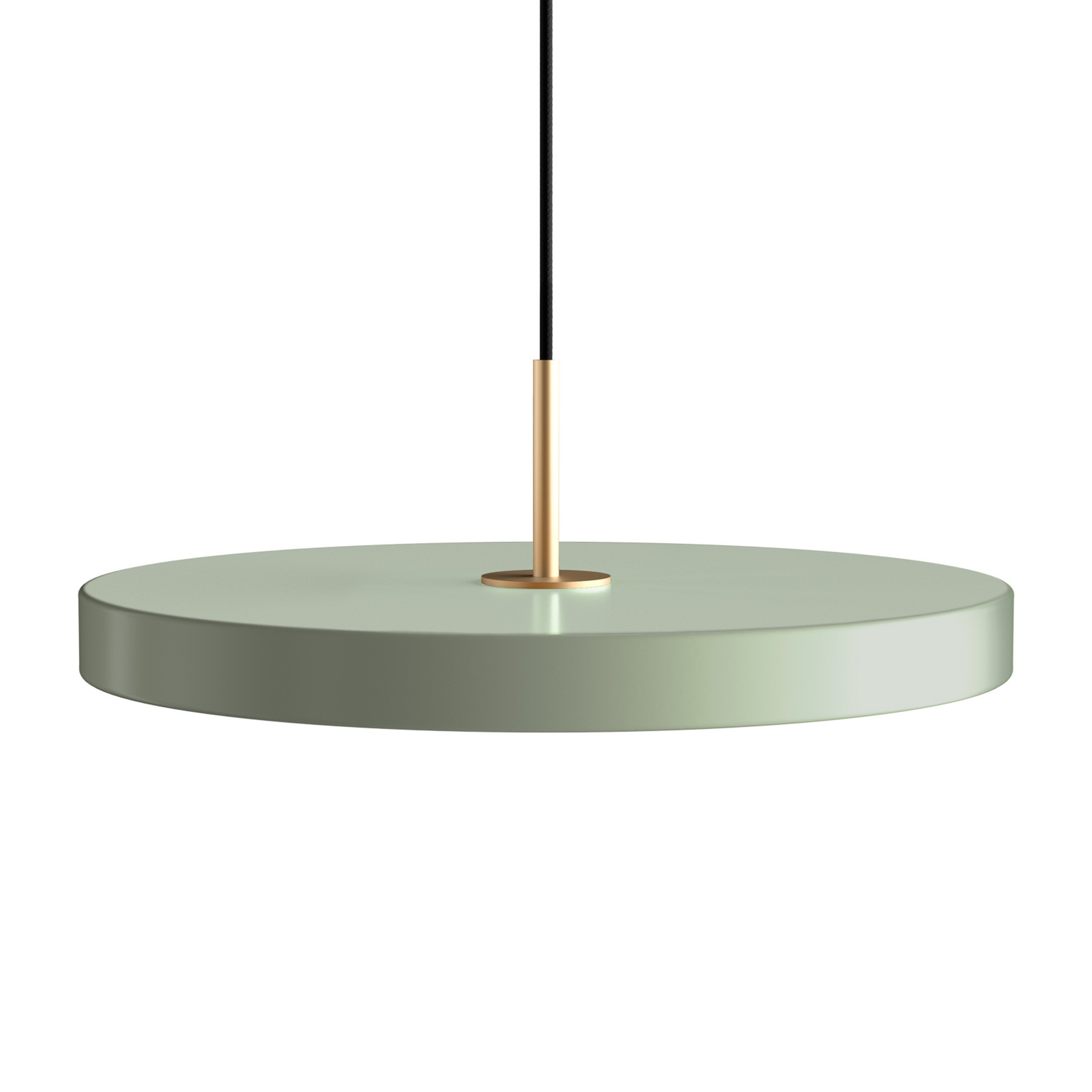 Asteria Medium lampada LED a sospensione verde chiaro/ottone 43 cm - UMAGE