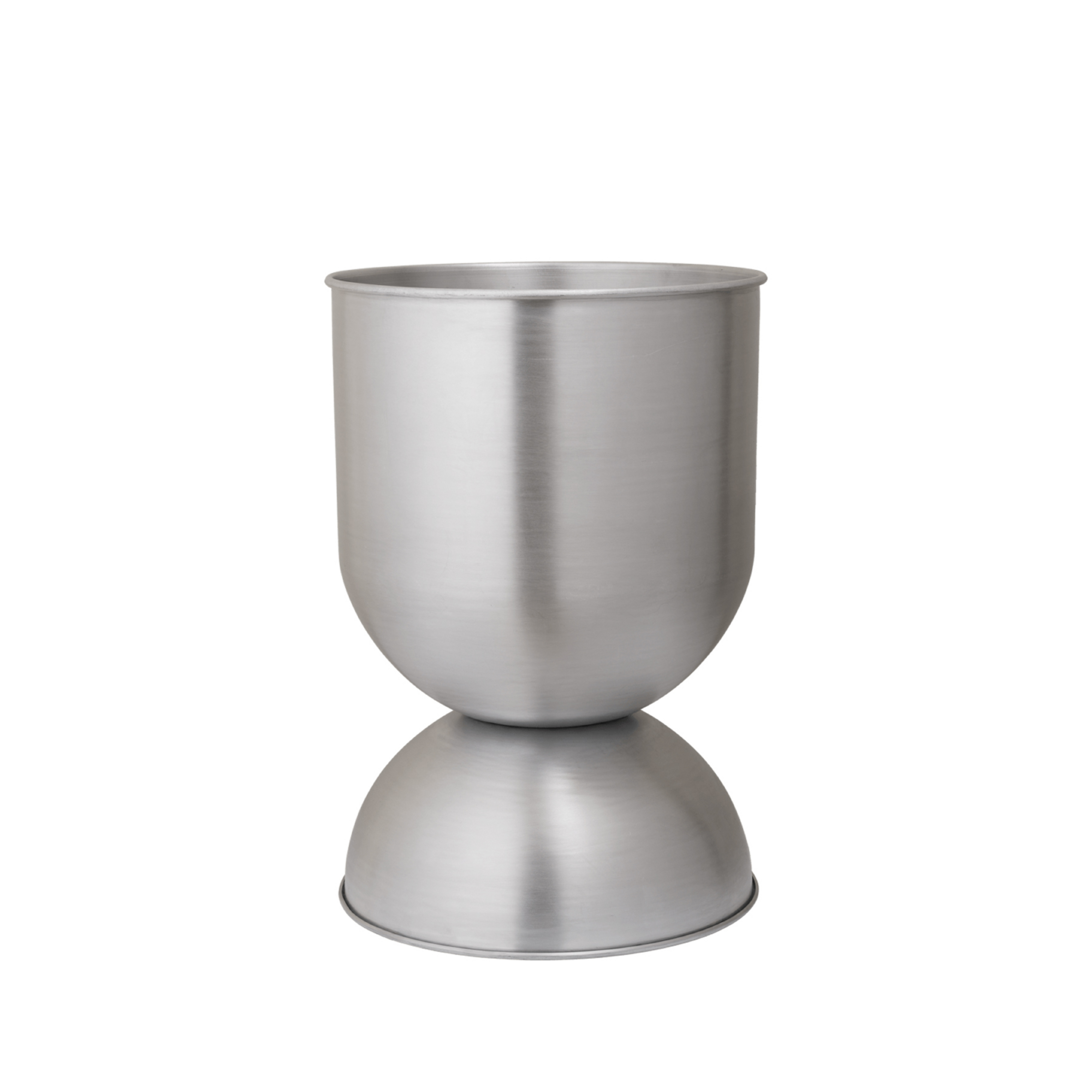 HOURGLASS Pflanztopf, Aluminium, Höhe 59 cm - ferm LIVING
