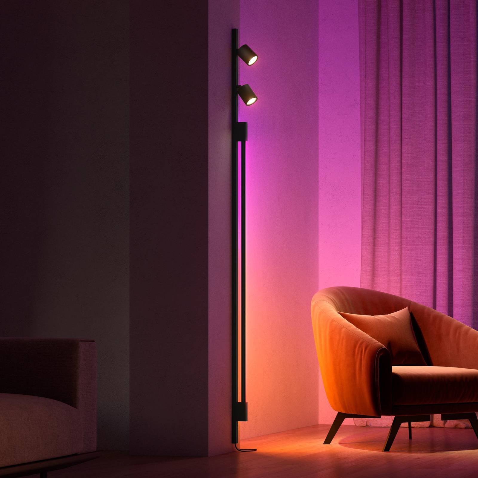 Przedłużacz spot LED Philips Hue Perifo, czarny