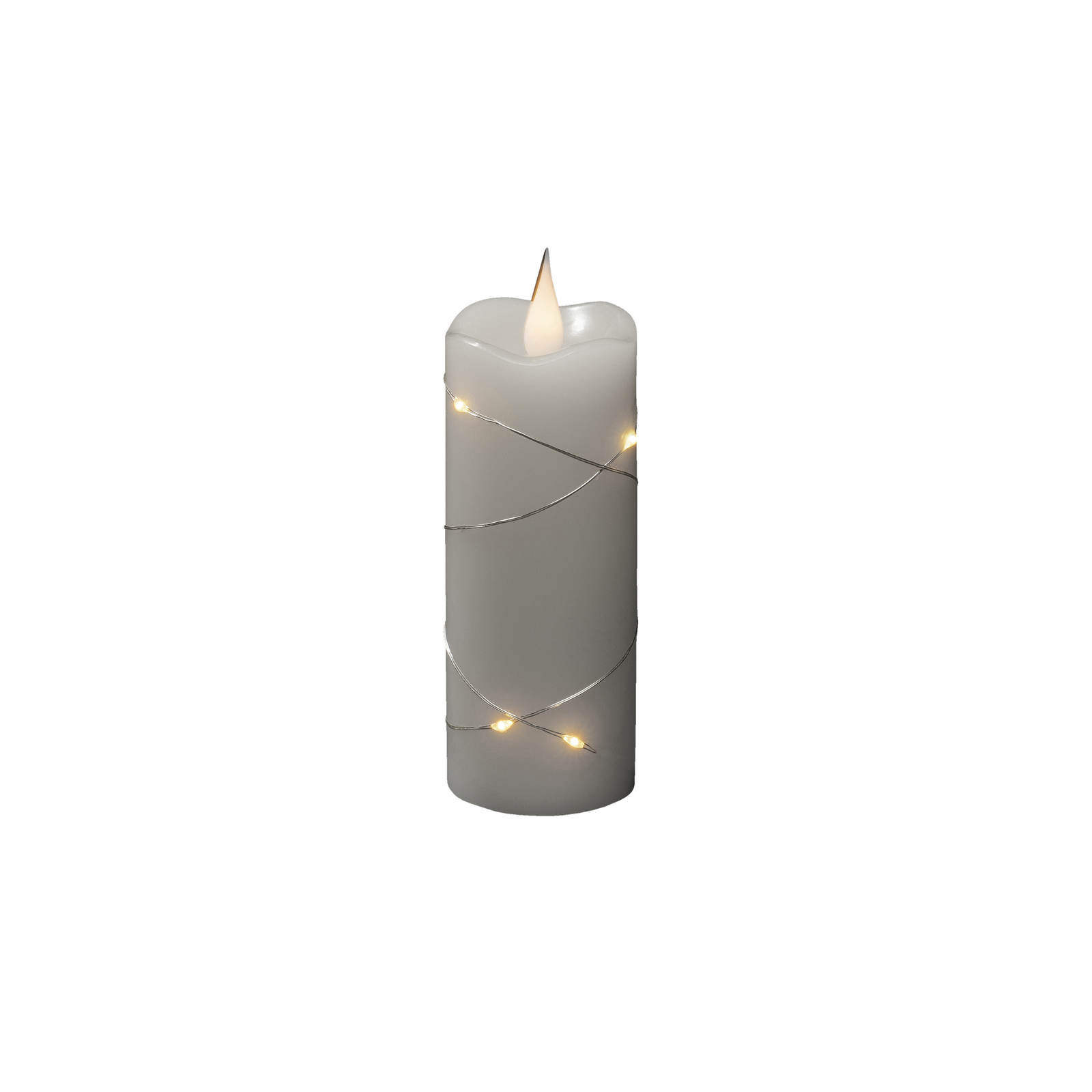 Lumânare de ceară cu LED alb Culoarea luminii alb cald 12,7 cm
