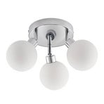 Zaniba 3 Round Stropní Lampa Chrome - Lindby