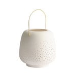 Keramik-Laterne, 20 x 20 cm, weiß - Uyuni Lighting