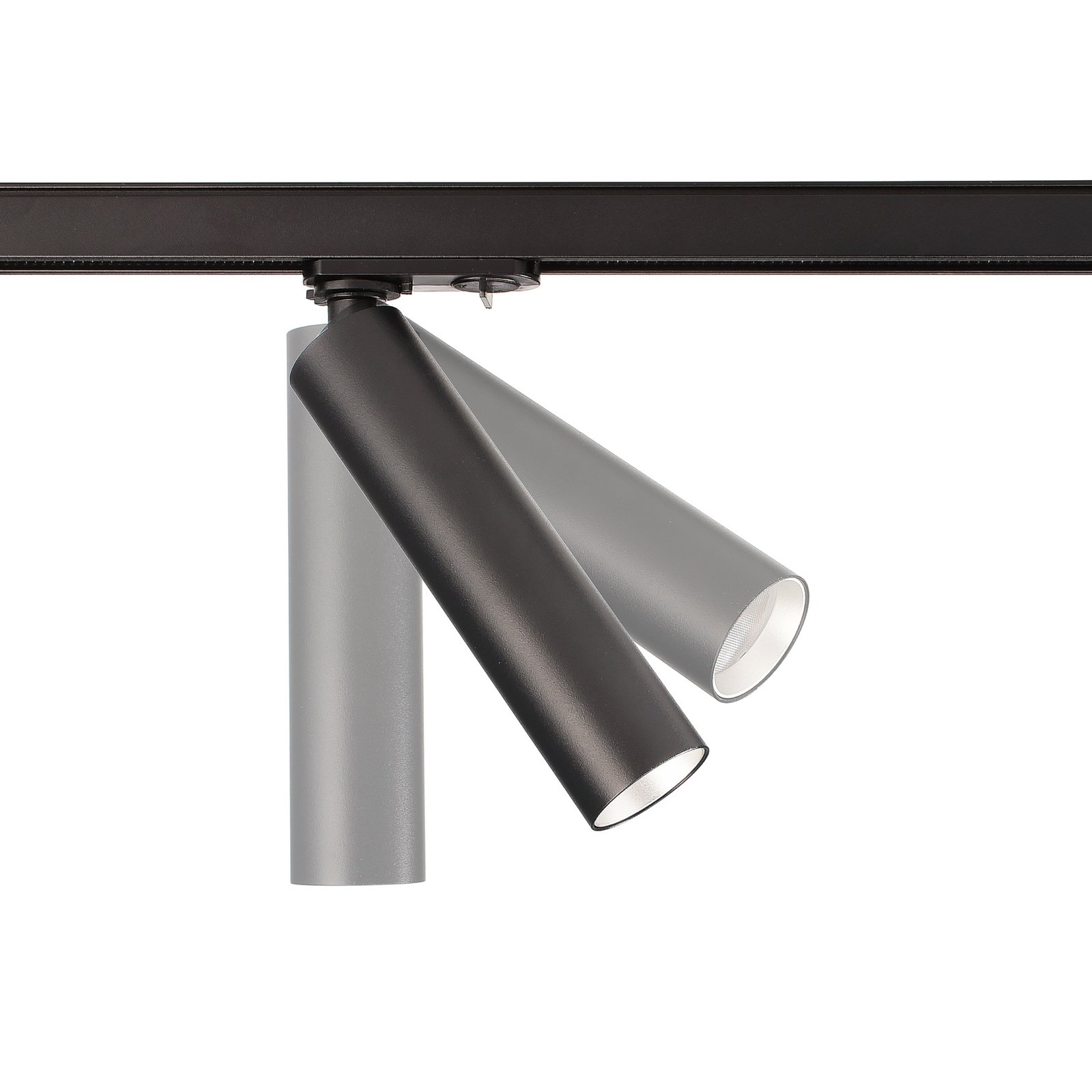 LED sín spotlámpa Slim 1 fázisú, fekete, alumínium, 5 W, 2700 K