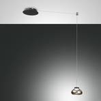 Závesná lampa Arabella decentrálna 1-pl.,sivá